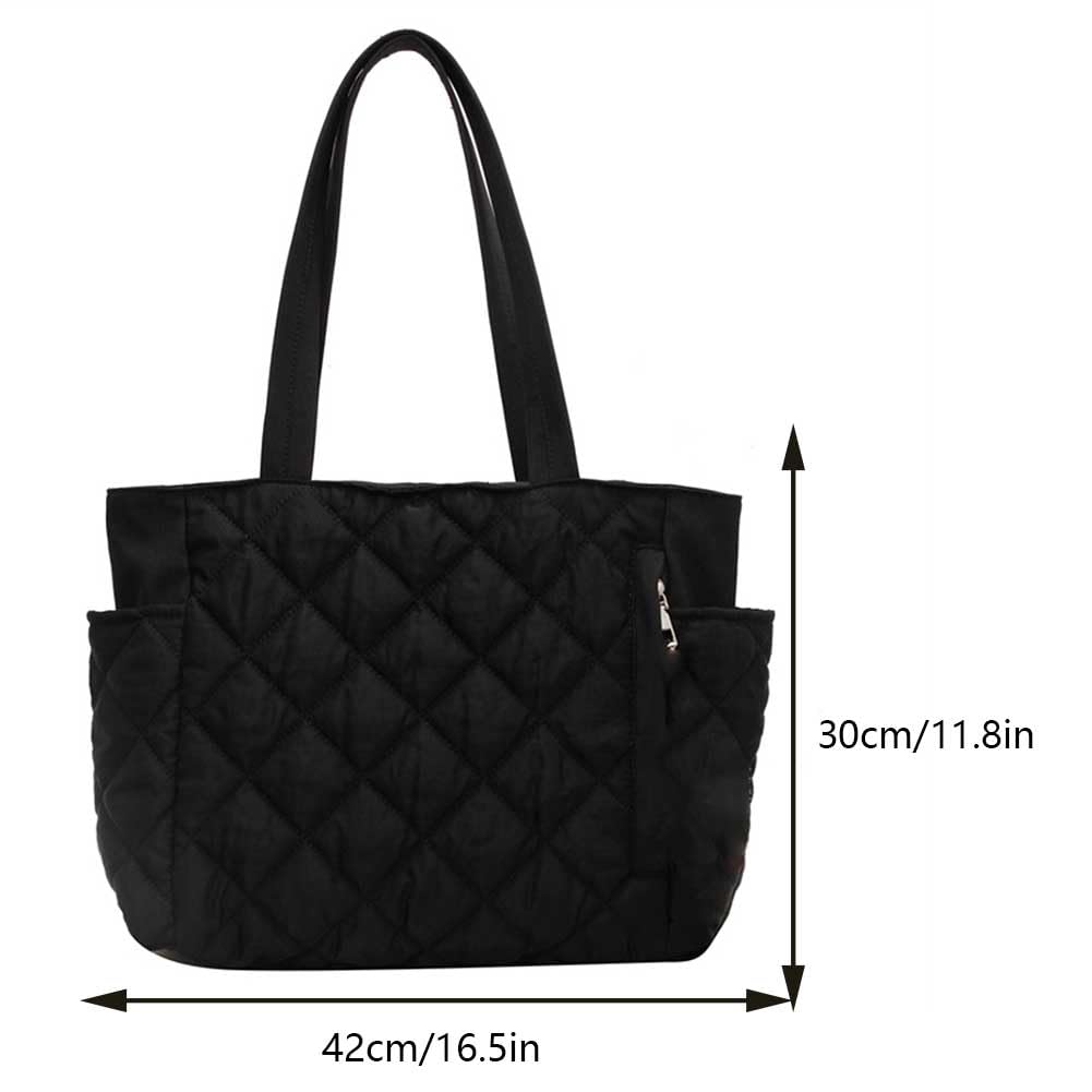 Juoxeepy Quilted Tote Bag for Women - Puffer Hobo Handbag with Padding, Trendy Lightweight Shoulder Purse | Perfect for Work, Shopping & Casual Outings