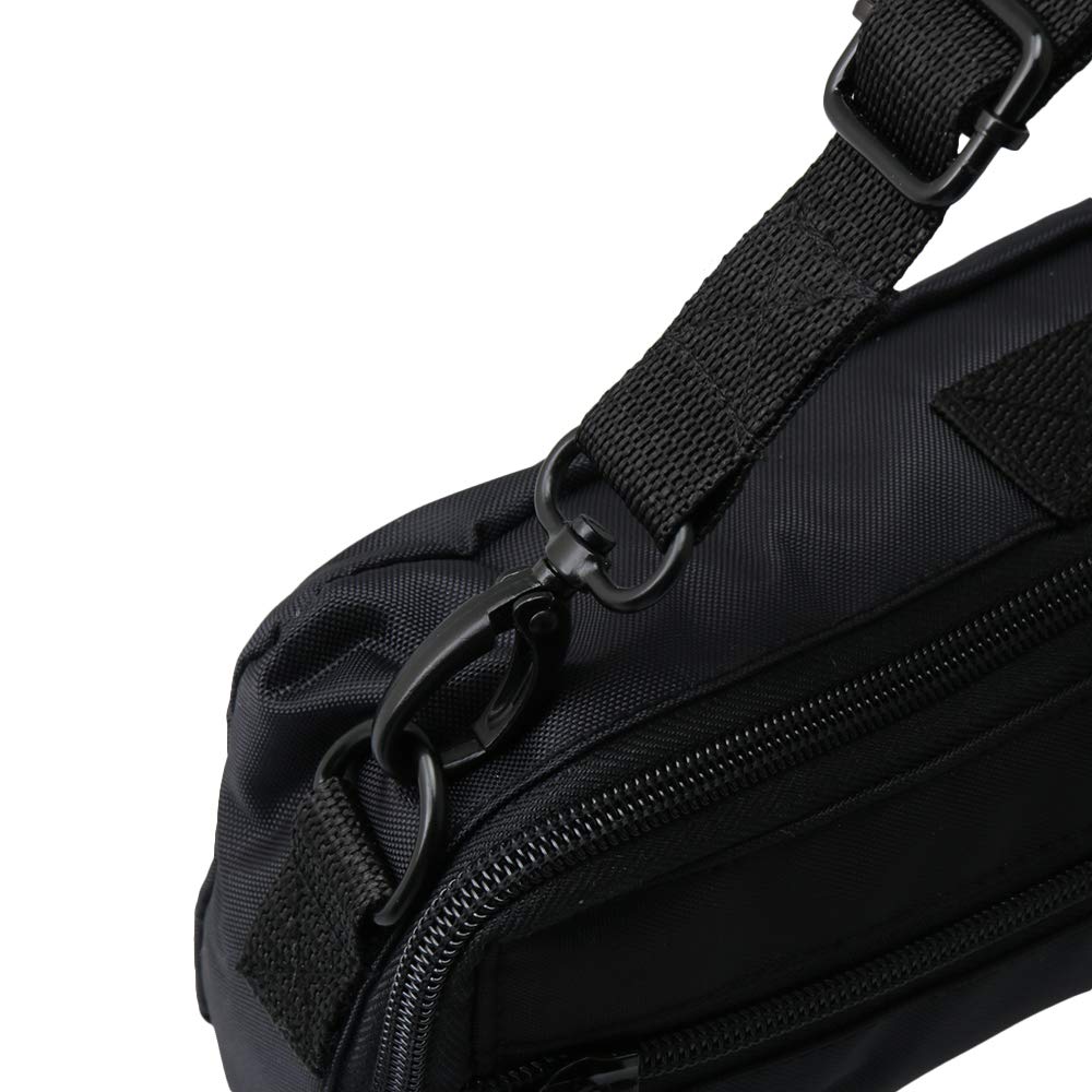 **Yibuy Portable Flute Case Bag - Adjustable Shoulder Strap, Padded Protection for 16-Hole Flute - Perfect for Travel, School & Music Performances**