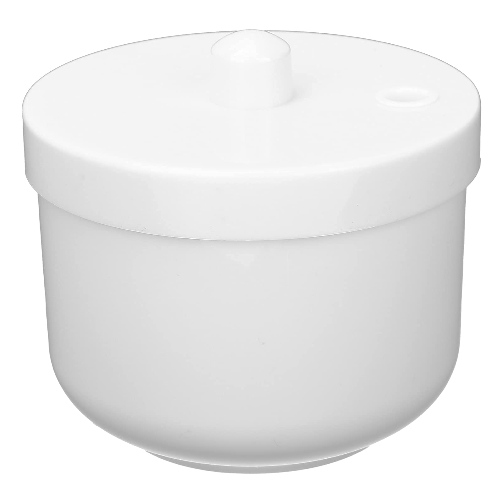 Portable Nail Art Cleaning & Sterilizing Box - Manicure Tools Organizer with UV Sterilization - White Nail Accessories Storage Container for Home & Salon Use