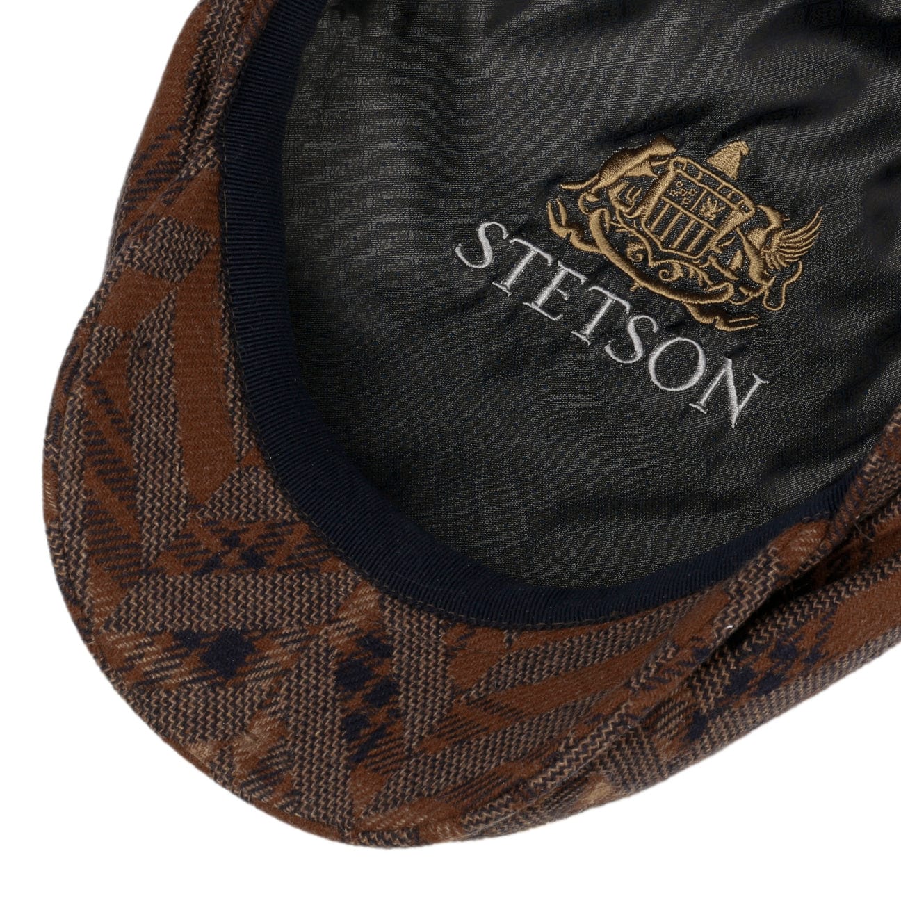 Stetson Terrence Driver Flat Cap for Men - Classic Wool Ivy Hat for Casual & Formal Wear - Perfect for Driving, Golf & Outdoor Activities