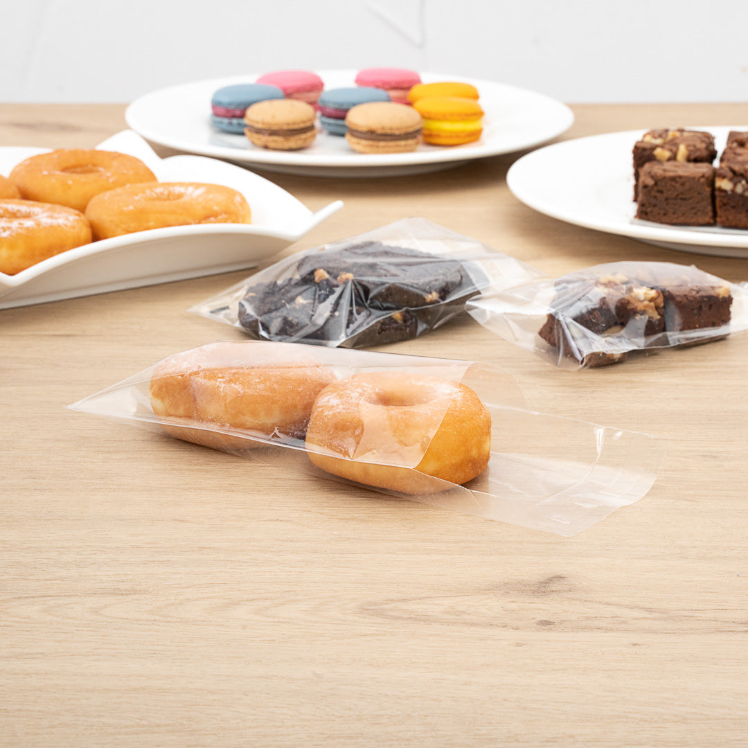 Clear Plastic Self-Sealing Lip and Tape Bags - 6x4 Inches (100 Count Box) for Food Storage, Crafts & Office Organization
