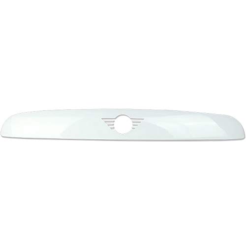 ABS Plastic Rear Trunk Trim Lid Cover for Mini Cooper F55 F56 F57 (2019+) - Exterior Tailgate Handle Strip Molding Decal in White | Durable Protection & Style Upgrade for Hatchback, Hardtop & Convertible Models