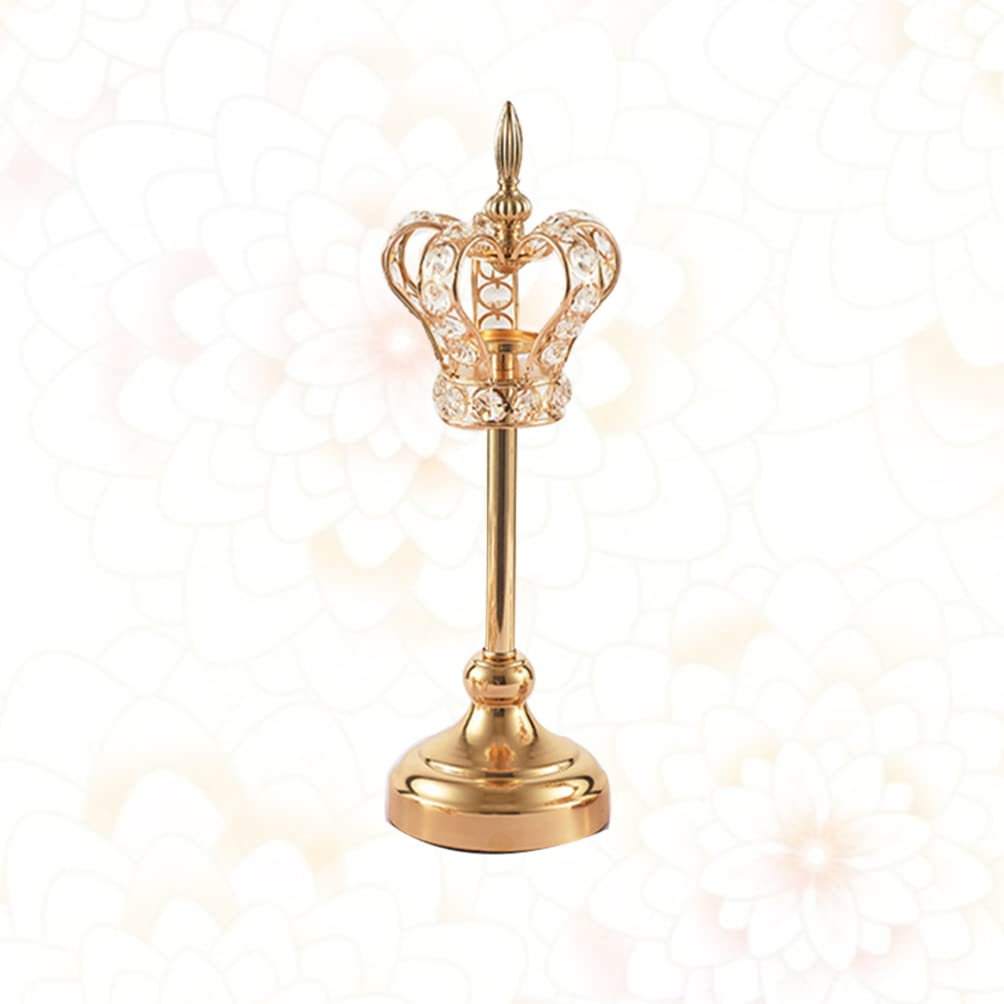 Elegant Homoyoyo Crystal Candle Holders for Table Centerpieces - Set of 2 Glass Tea Light Candle Stands for Wedding, Dining, Mantel Decor - Romantic Home & Party Decoration Accessories