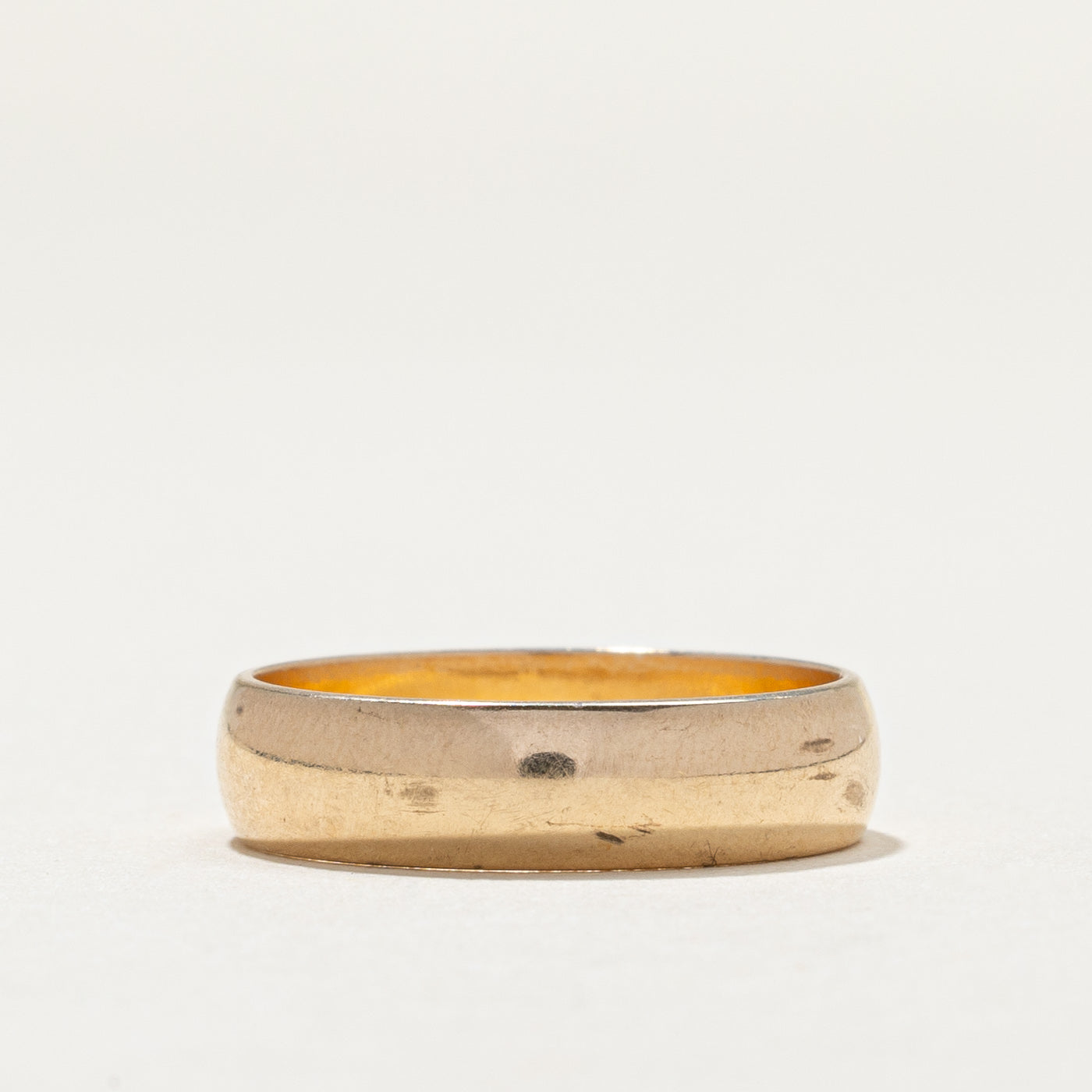14K Yellow Gold Wedding Band Ring for Women - 4.7mm Width, Size 6 - Perfect for Engagement, Anniversary & Everyday Elegance