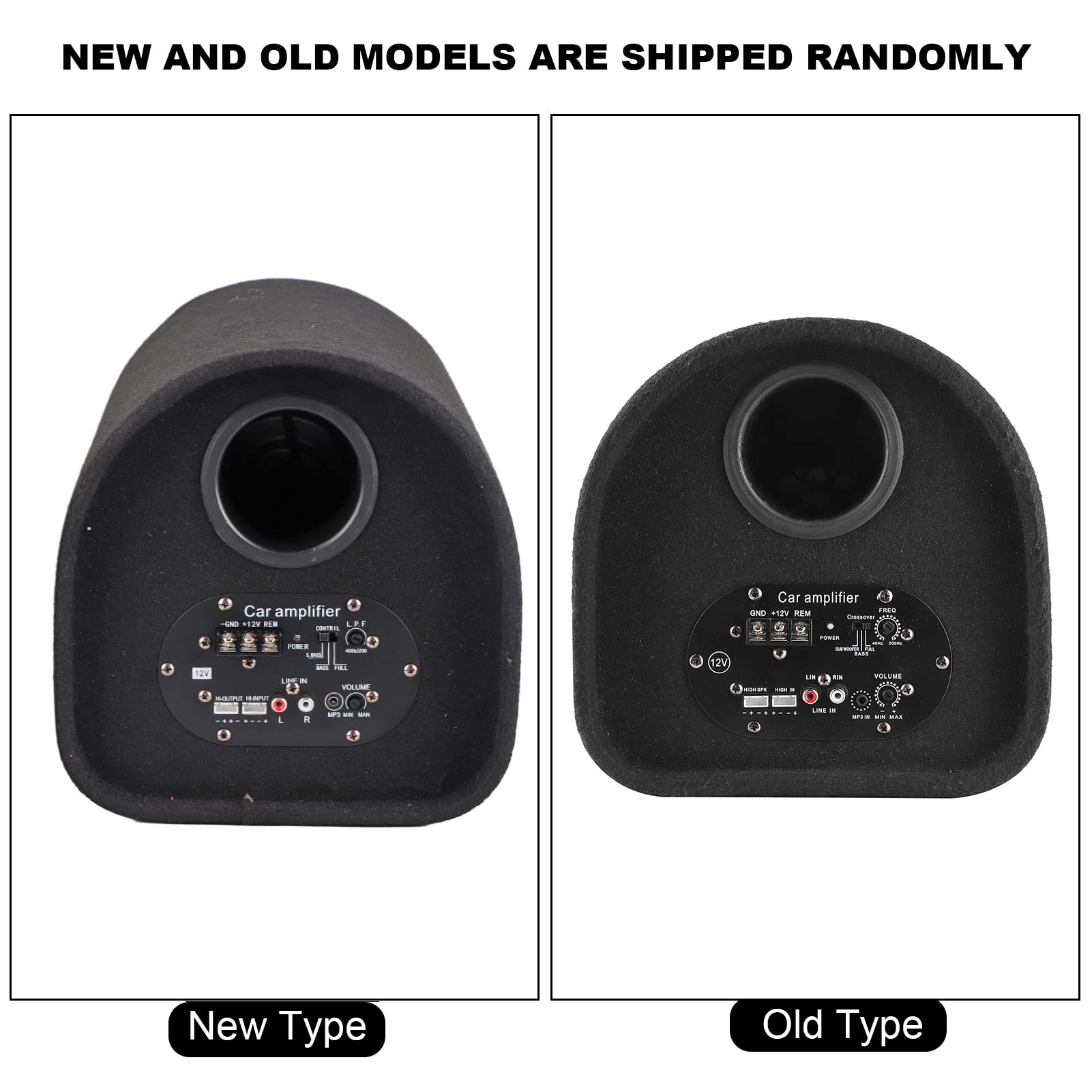 Aramox 12V Car Subwoofer - Powerful Bass Speaker for Enhanced Audio, High Power Sound Amplifier for Car Audio Modification | Perfect for Trucks, SUVs & Custom Car Stereo Systems