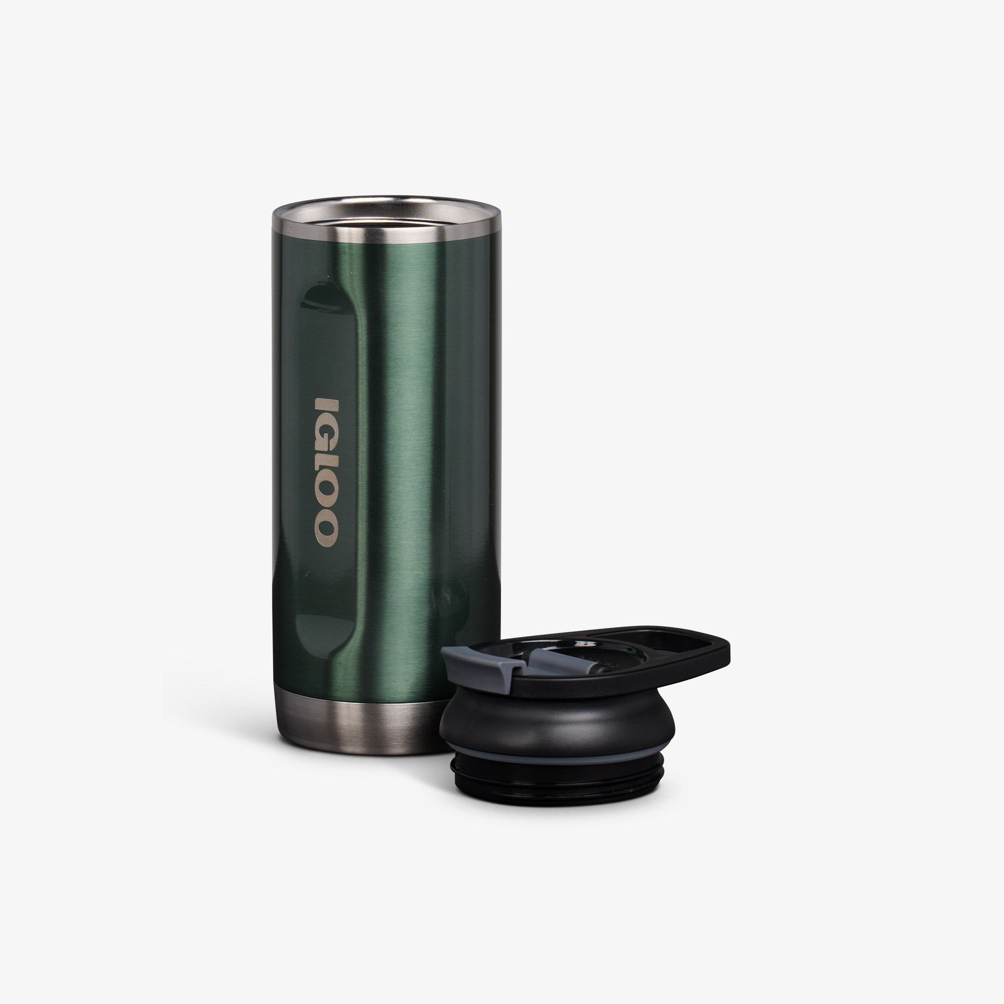 16 Oz Flip ‘n’ Sip Tumbler - Insulated Stainless Steel Travel Mug with Lid, Leak-Proof & Sweat-Proof - Perfect for Coffee, Tea & Cold Drinks On The Go, Office, Gym & Outdoor Adventures