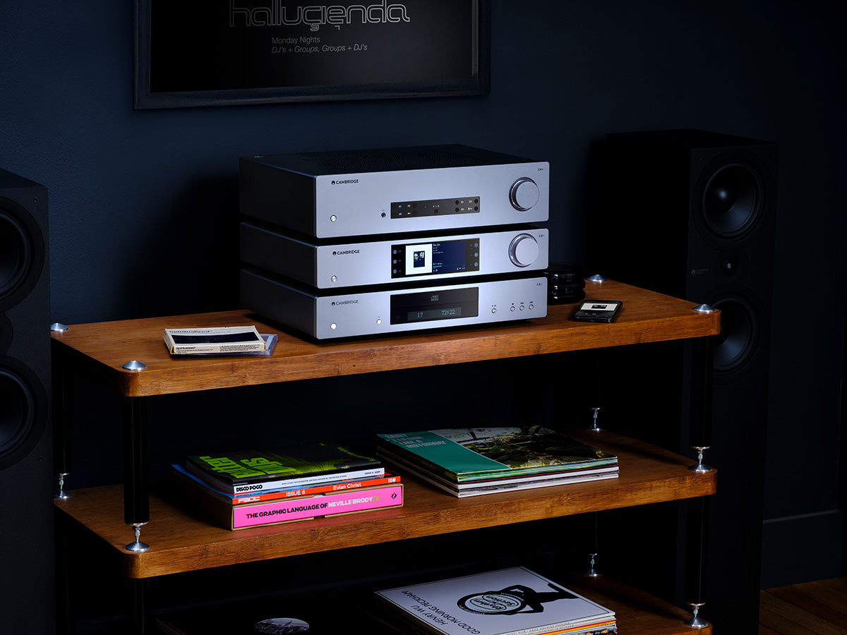Cambridge Audio CXN100 Network Music Player - High-Resolution Wireless Streaming, Lunar Grey | Perfect for Home Audio Systems & Multi-Room Setup
