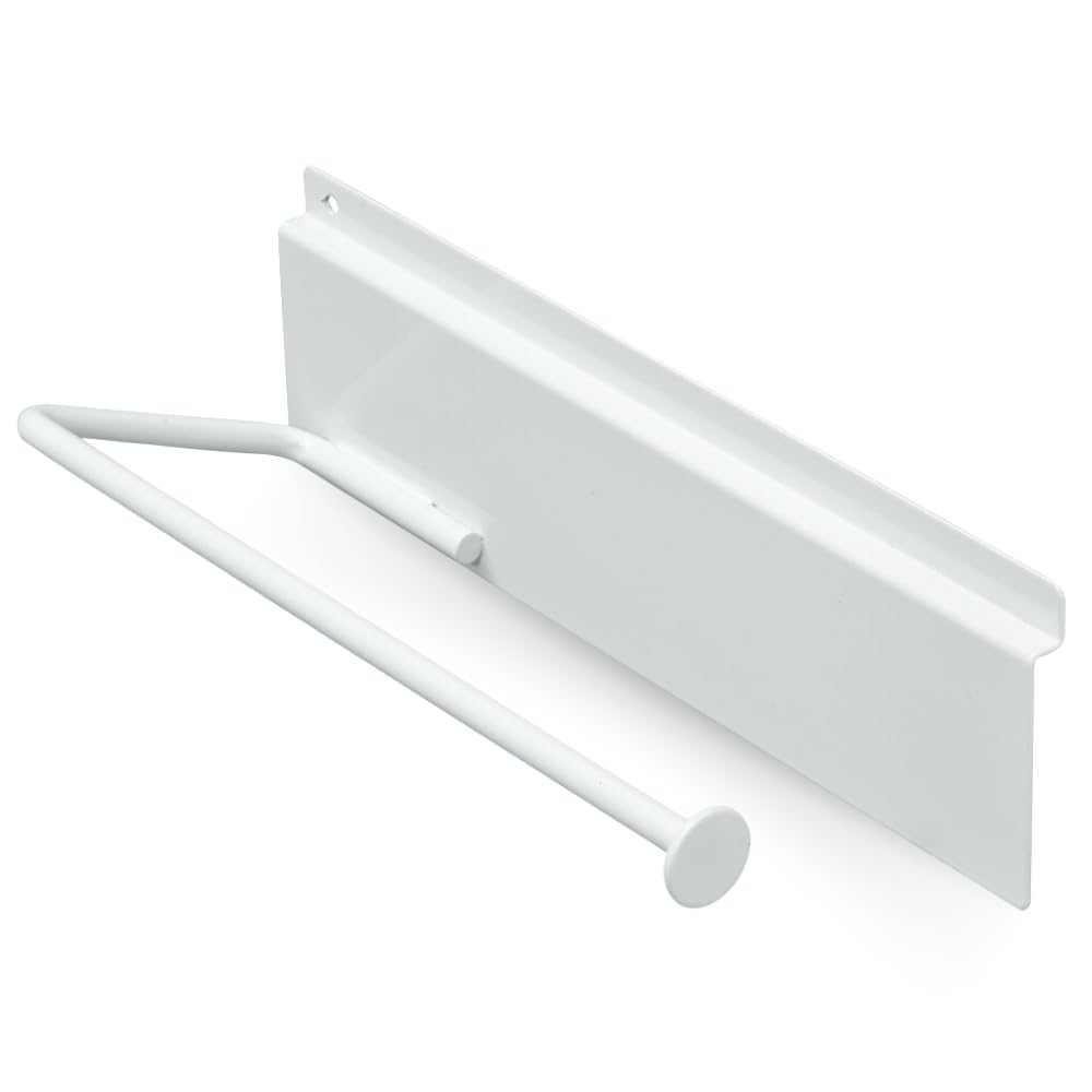 Wall Mount Paper Towel Holder for Garage Organization | Heavy Duty Hanging Paper Towel Dispenser | Compatible with TekPanel, TekTrak & Slat Walls | Perfect for Workshops, Garages & Kitchens