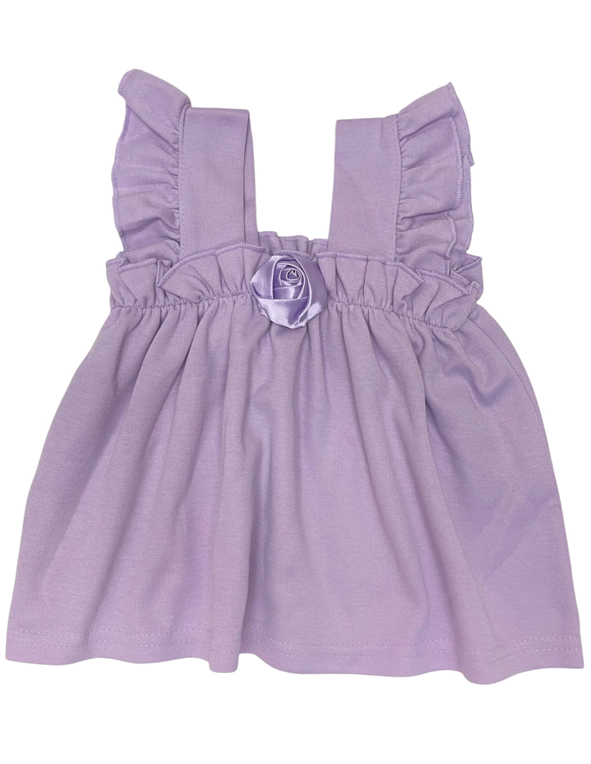 Rosy Crop Tank Top for Women - Soft Lavender Ribbed Sleeveless Shirt | Yoga, Gym, Summer Outfits & Casual Wear