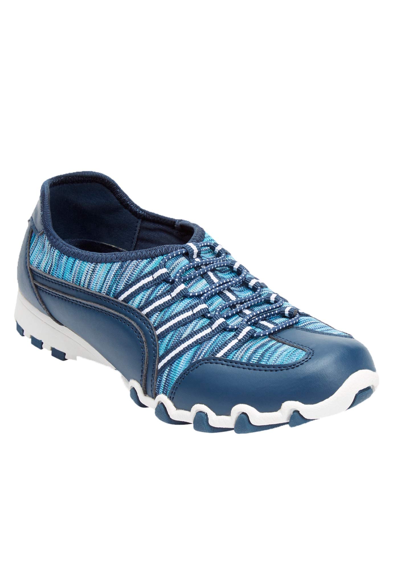 Comfortview Women's Wide Width The Tory Sneaker - Lightweight Walking Shoes for Women with Arch Support - Perfect for Running, Gym & Casual Wear