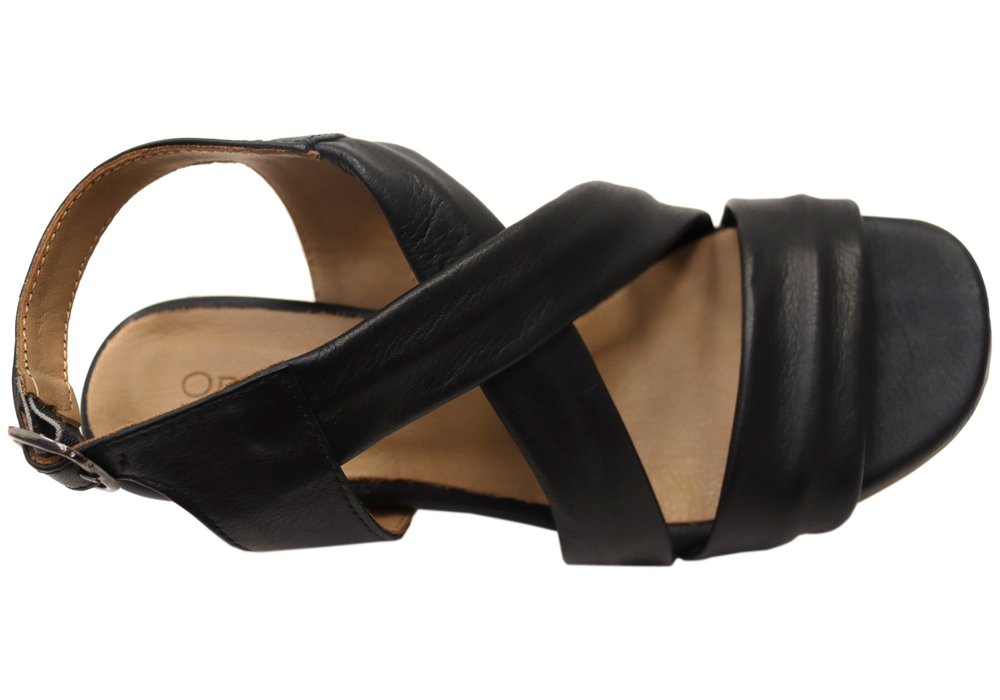 Orizonte Auckland Women's Comfortable European Leather Mid Heel Sandals - Perfect for Office, Wedding & Summer Outfits