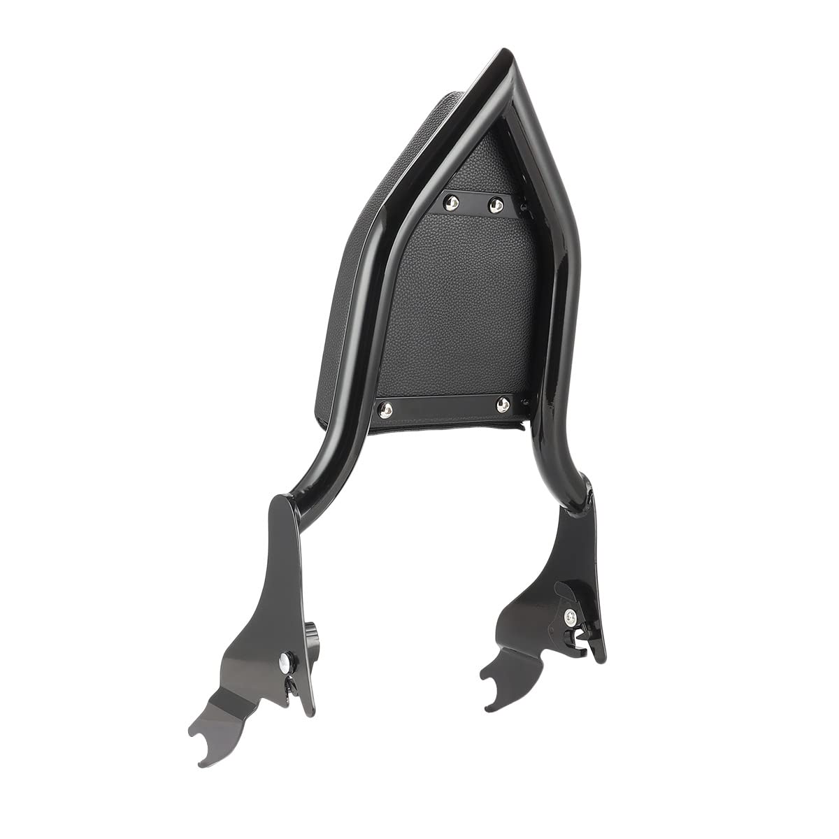 Harley CVO Road Glide Street Touring Road King Sissy Bar Backrest (2009-2023) - Detachable Rear Passenger Backrest Cushion Pad - Black | Comfortable Support for Long Rides & Highway Cruising