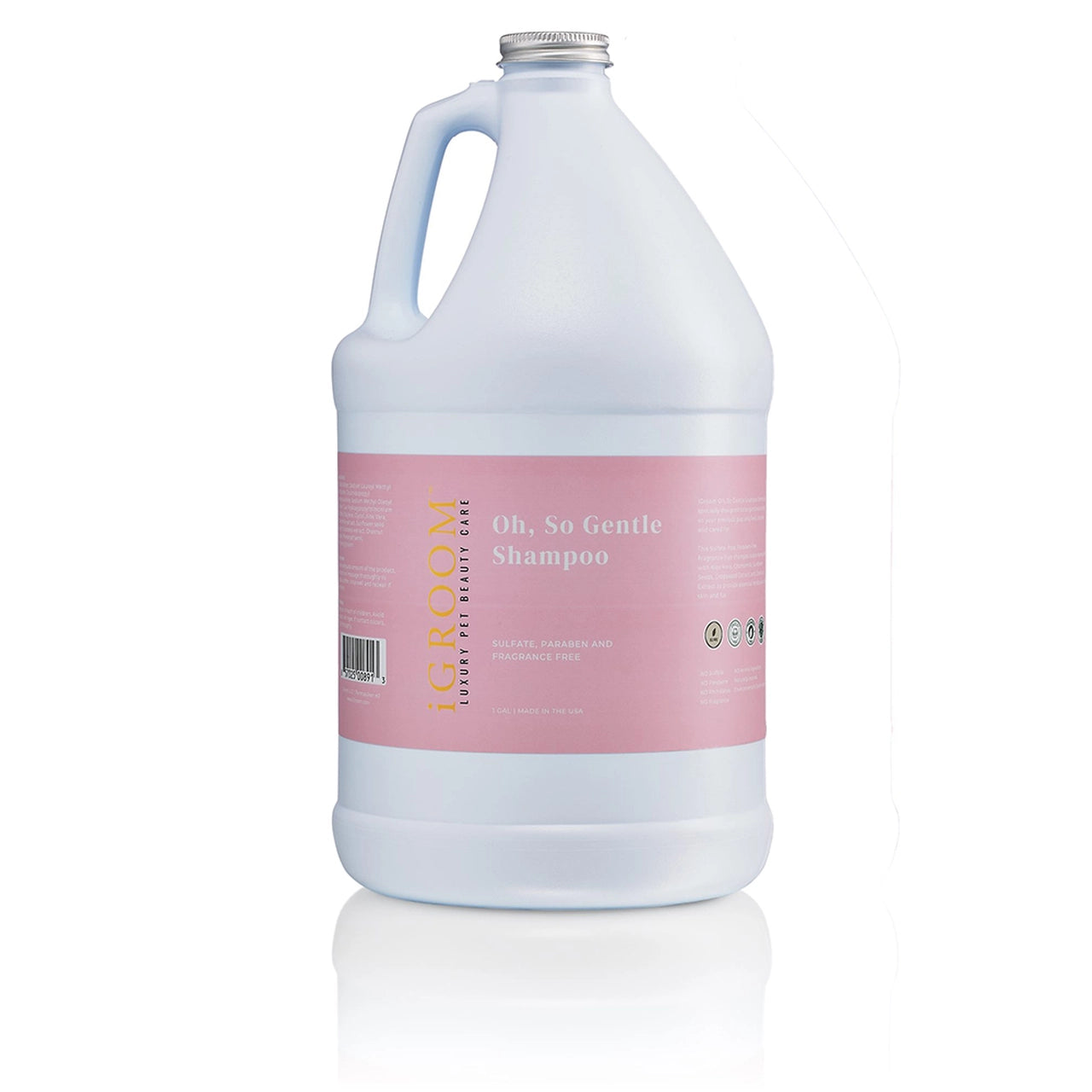 Oh So Gentle Fragrance-Free Pet Shampoo for Dogs & Cats - Hypoallergenic & Soothing Formula for Sensitive Skin - Perfect for Bath Time & Grooming at Home