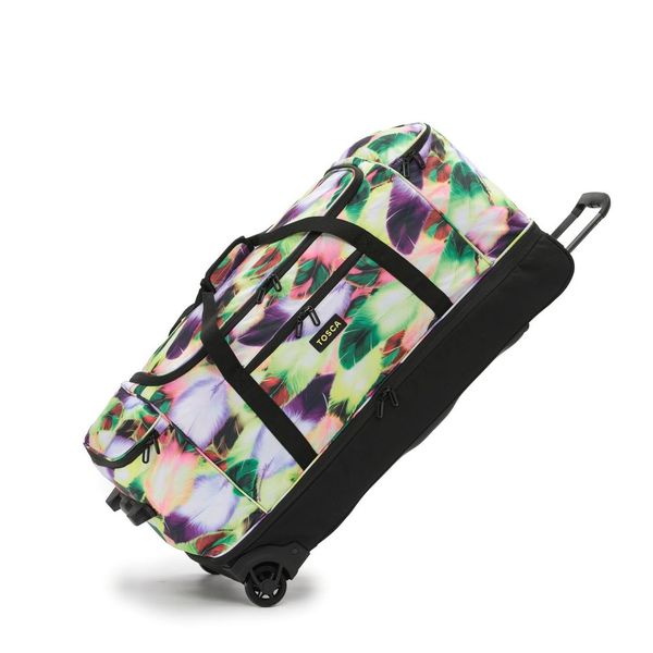 Tosca TCA798TWM 70cm Wheeled Split Compartment Duffle Bag - Yellow/Feather | Travel Luggage for Business Trips & Weekend Getaways