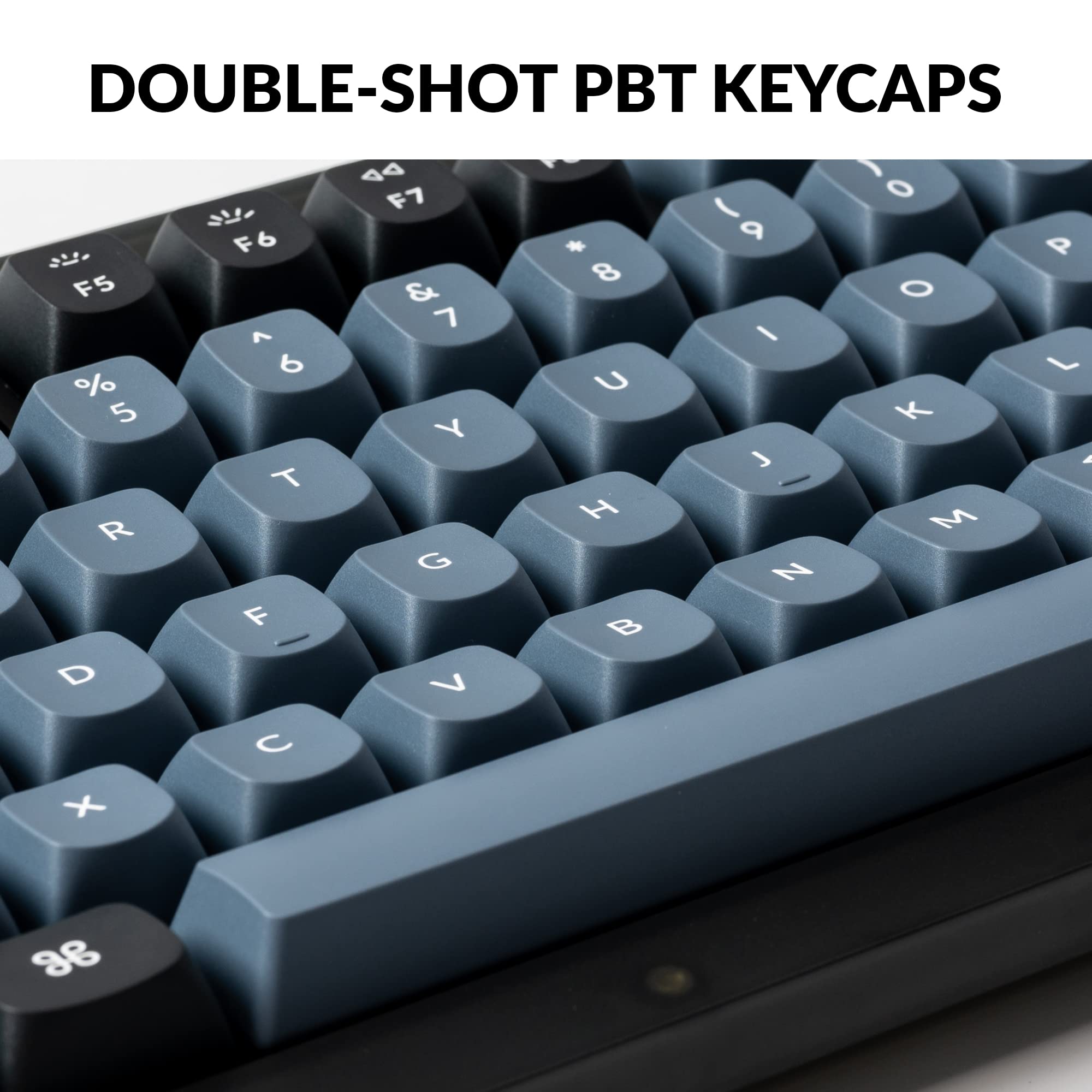 Keychron V1 Wired Custom Mechanical Keyboard with Knob - 75% Compact Layout, QMK/VIA Programmable, Hot-Swappable K Pro Red Switches, Mac/Windows/Linux Compatible (Frosted Black Translucent) - Perfect for Gaming, Coding & Office Work