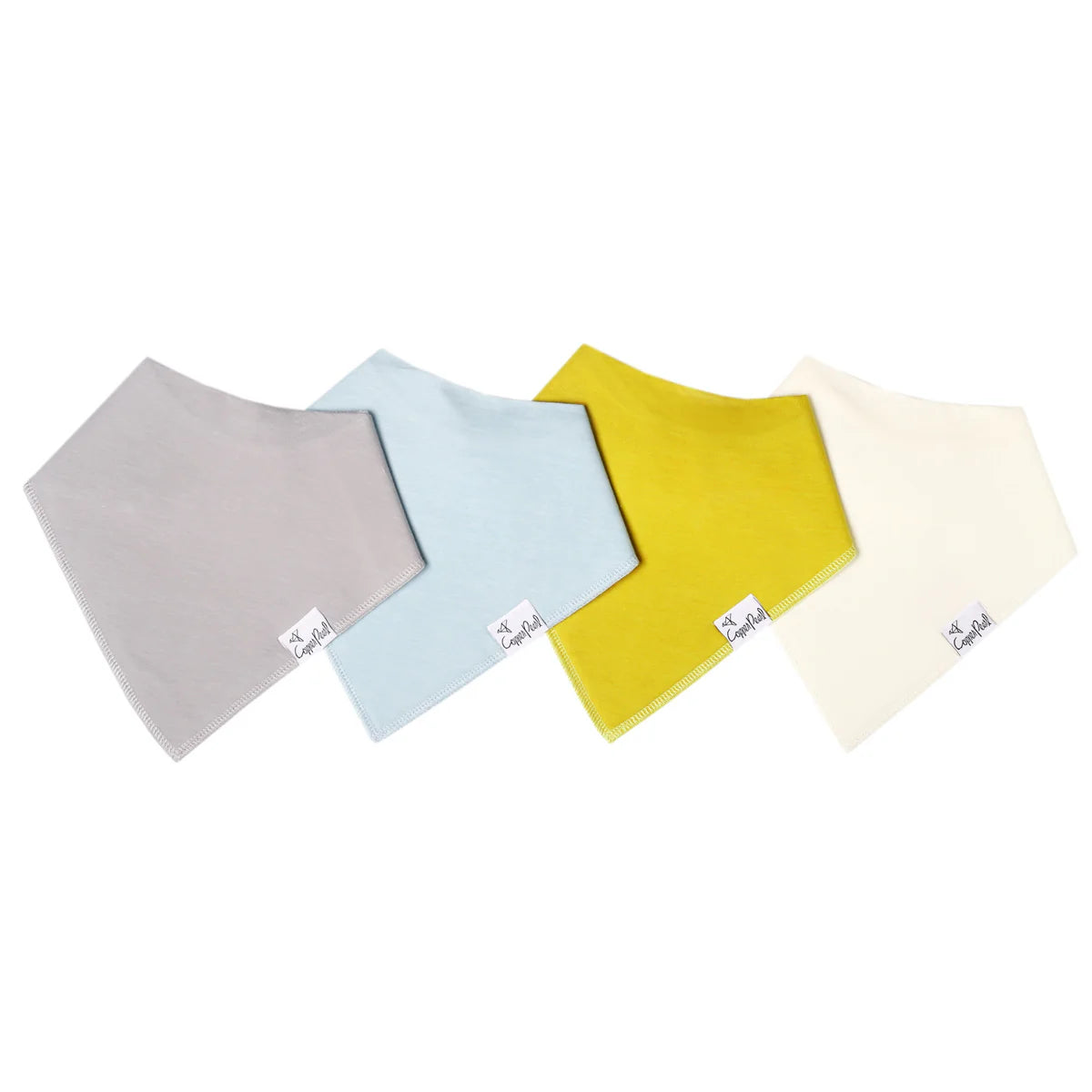 Soft Organic Cotton Baby Bandana Bibs - 3 Pack Drool Bibs for Newborns & Infants - Cute & Absorbent for Feeding, Teething, and Everyday Use