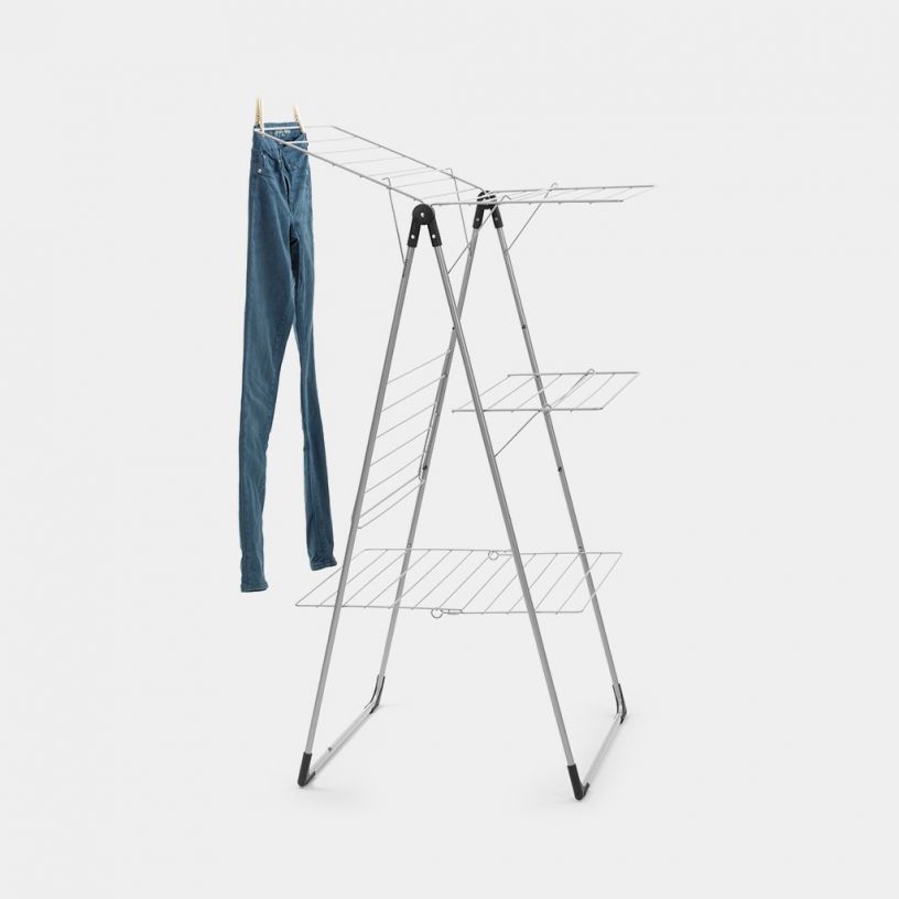 23 Meters Foldable Drying Rack Tower - Space Saving Laundry Clothes Hanger for Indoor & Outdoor Use - Perfect for Apartments, Camping, and Small Spaces