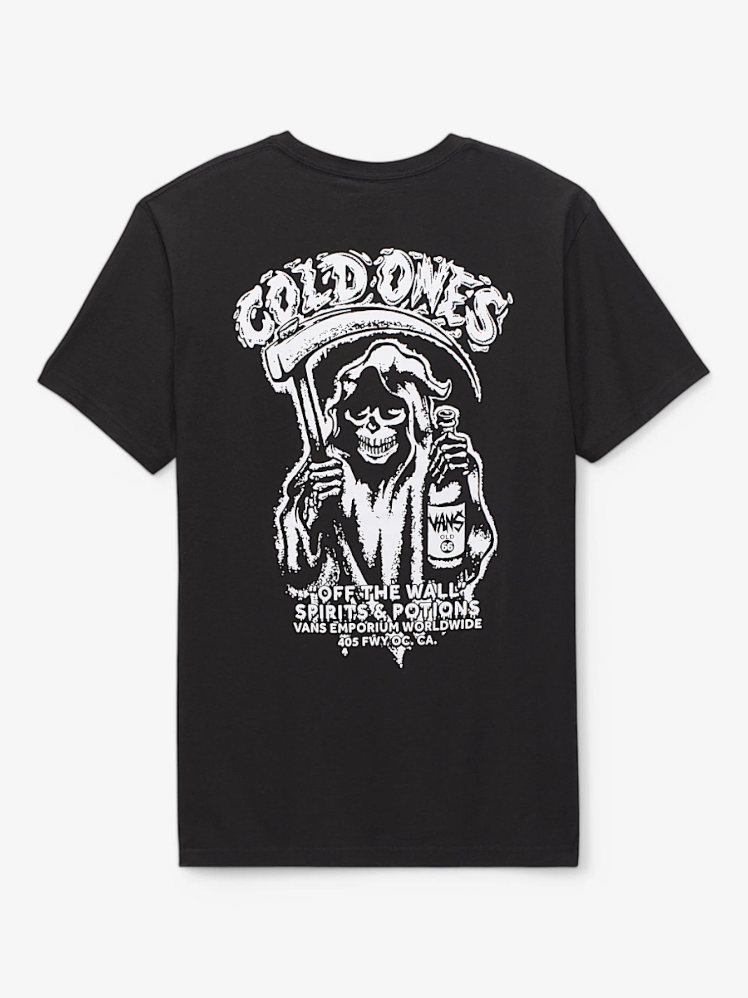 Vans Spirit World Short Sleeve T-Shirt - Black | Men's Casual Graphic Tee for Streetwear & Skate Style