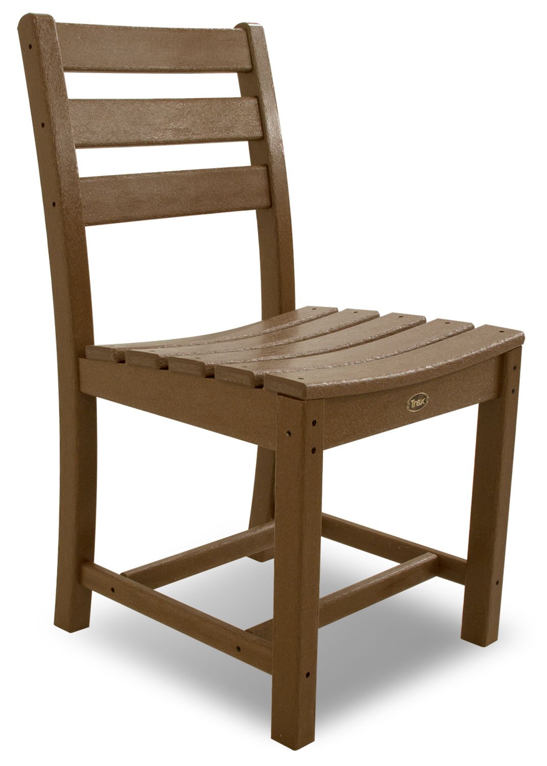Trex Outdoor Furniture Monterey Bay Dining Side Chair in Tree House - Weather-Resistant Patio Dining Chair for Backyard, Deck, and Poolside Use