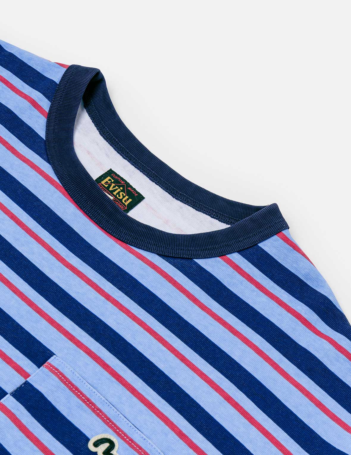 Seagull Appliqué Relaxed Fit Striped T-Shirt for Men - Casual Summer Beachwear & Vacation Outfit