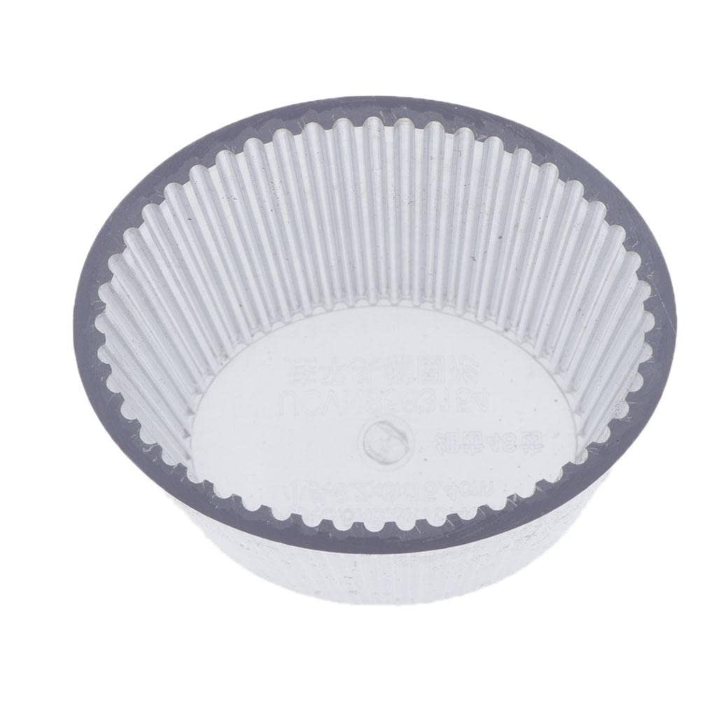 Enakshi Oval Shaped Plastic Candle Making Mold 8.5x6.3x15.4cm - DIY Candle & Soap Craft Supplies for Home Decor, Wedding Favors, Gifts & Relaxation