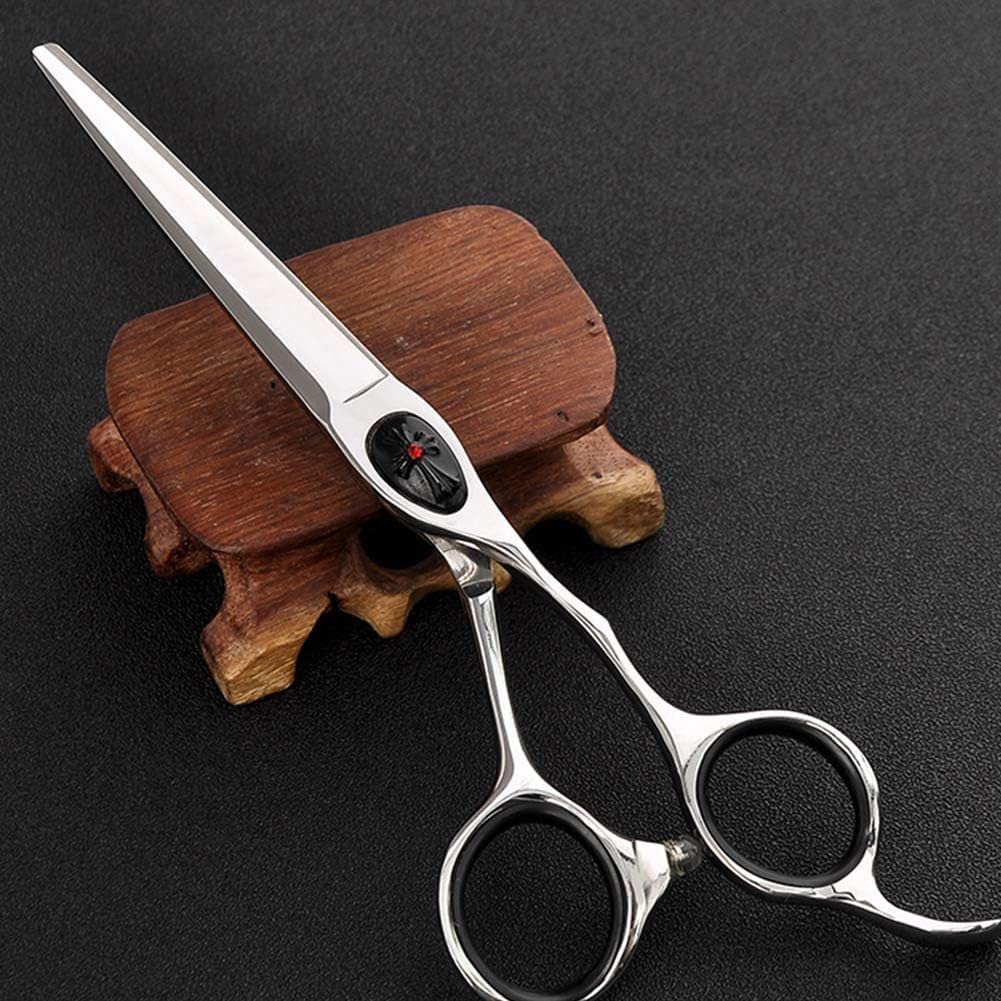 Professional 6.0 Inch Hairdressing Scissors Set - Hair Cutting & Thinning Shears with Comb & Pouch for Men, Women, Kids & Barbers | Salon-Grade Styling Tools for Precision Cuts & Texturizing