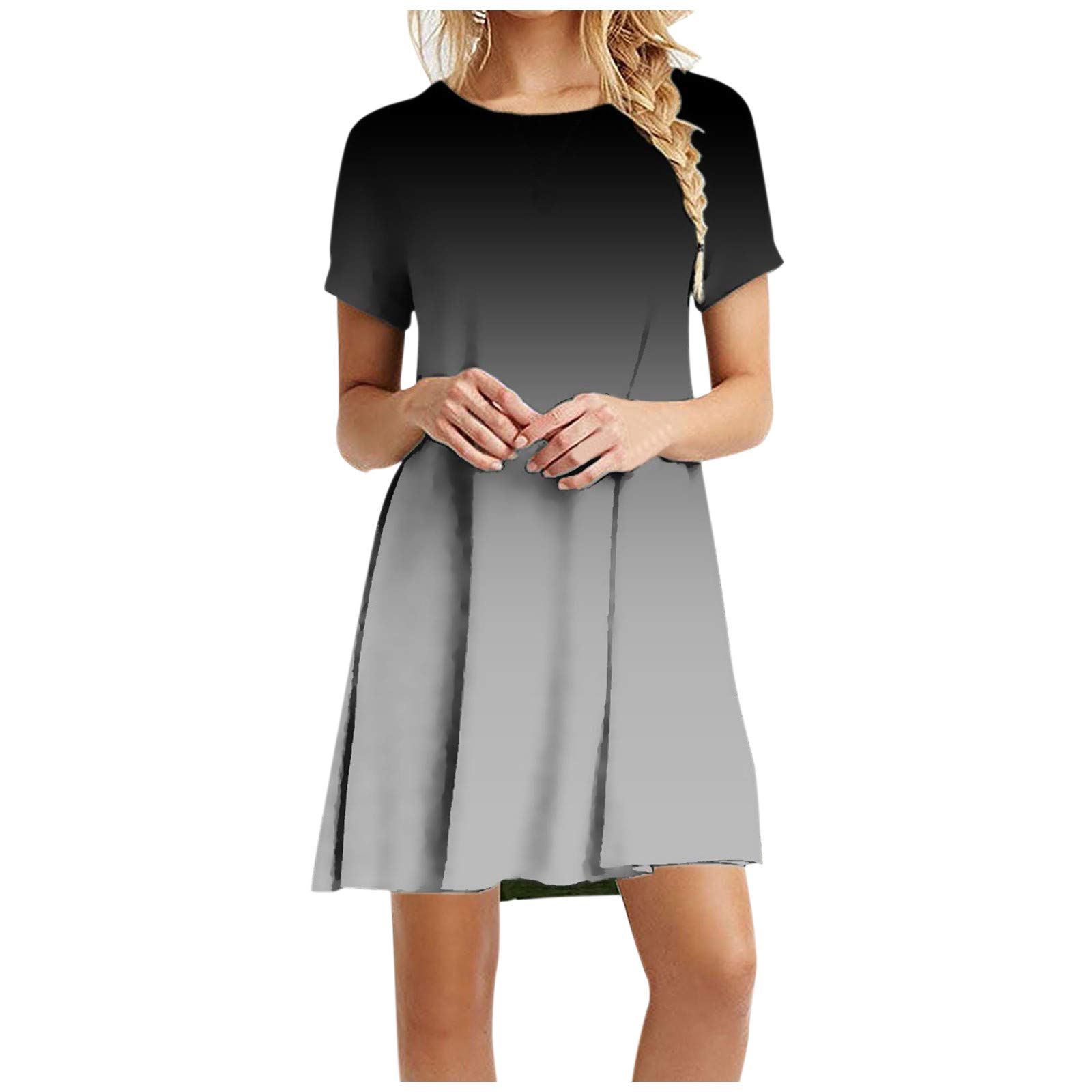 Women's Casual Mini Dresses - Summer Off Shoulder Halter Neck Boho Beach Cover Up Dress | Perfect for Beach Vacations, Pool Parties & Summer Outings
