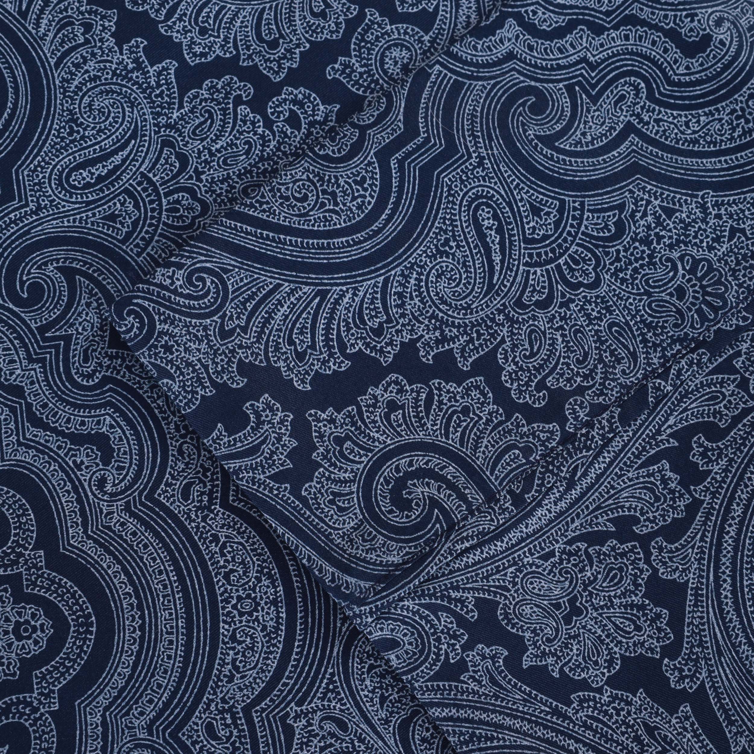 Italian Paisley 600 Thread Count Cotton Blend Deep Pocket Sheet Set - Ultra Soft Bedding for Queen & King Size Beds - Perfect for Luxury Hotels, Guest Rooms & Master Bedrooms