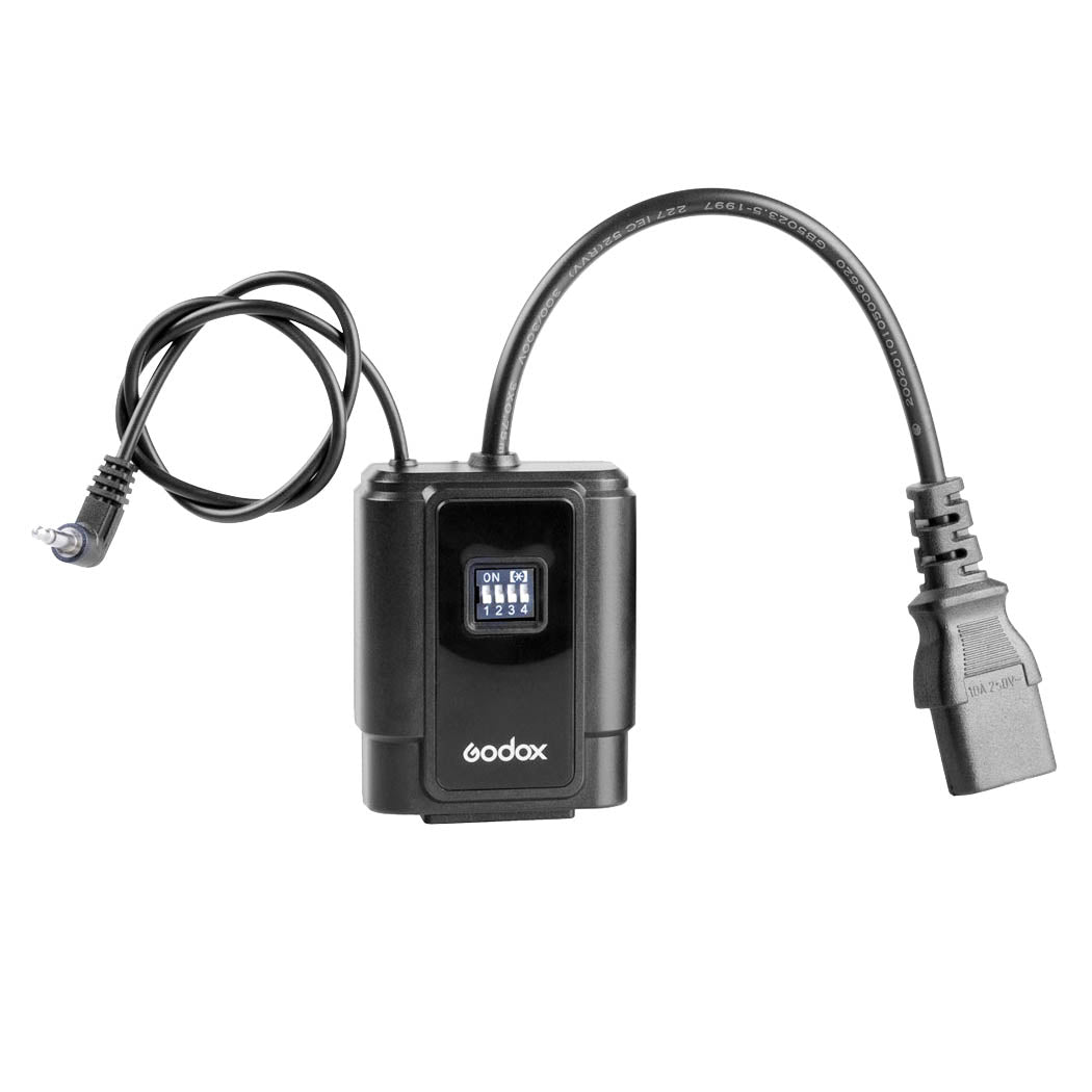 16 Channel 433MHz Wireless Flash Trigger with AC Powered Receiver Set - Perfect for Studio Photography, Product Shoots & Event Lighting Control