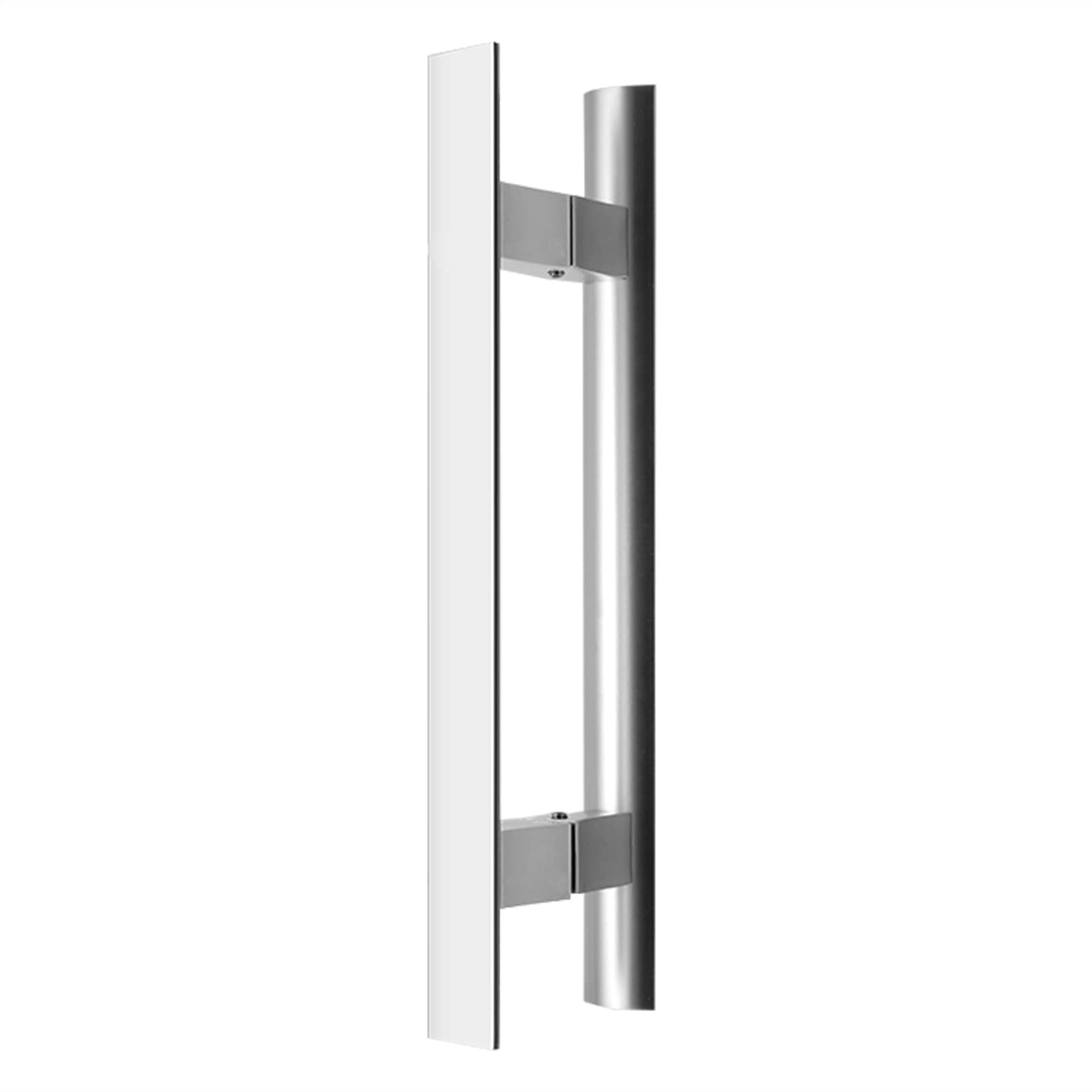 ViolaDresses Premium Aluminum Alloy Shower Glass Door Pull Handle - Double Sided Cabinet Handle for Bathroom, Office, Garage & Shed (16