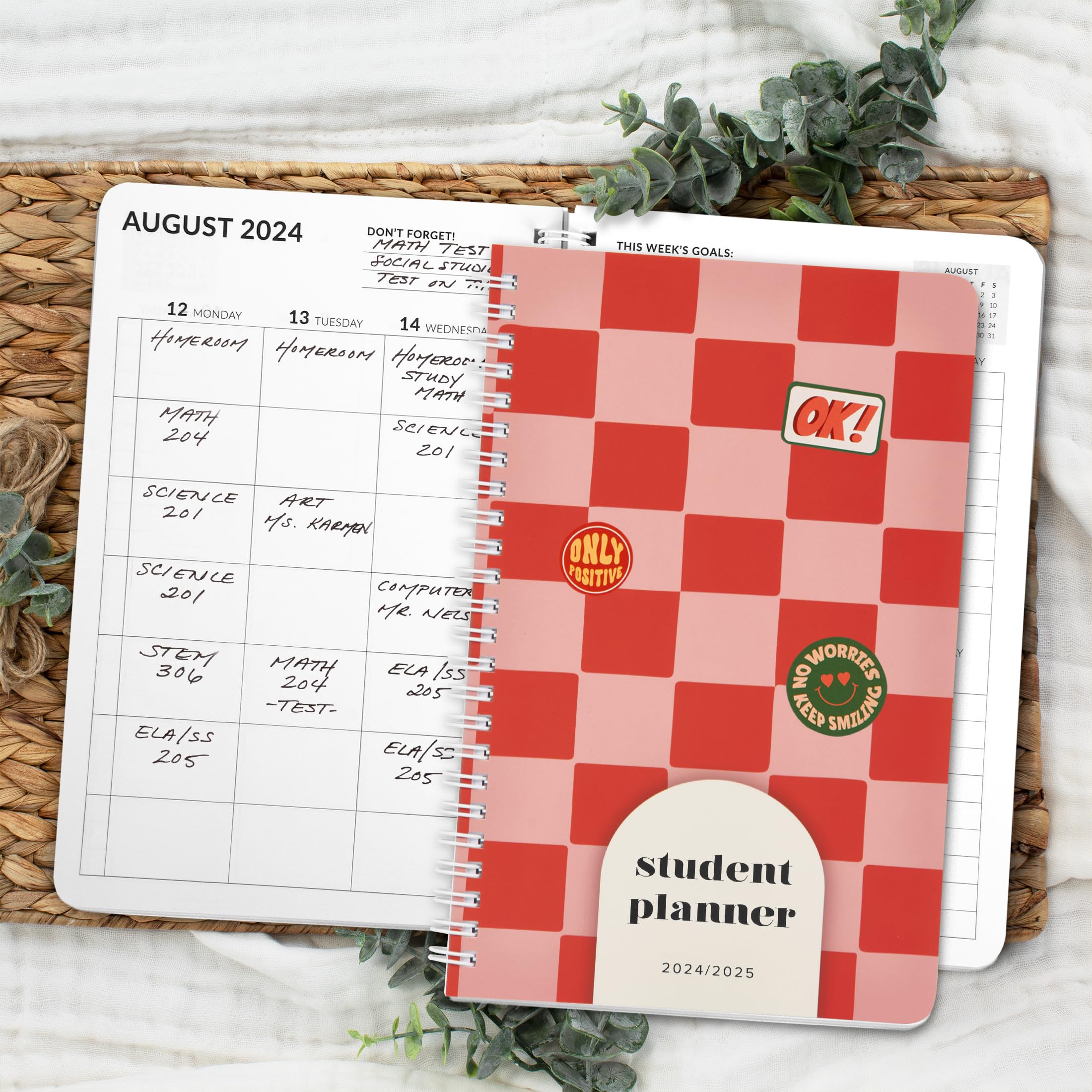 2025 Aesthetic Student Planner - 8.5