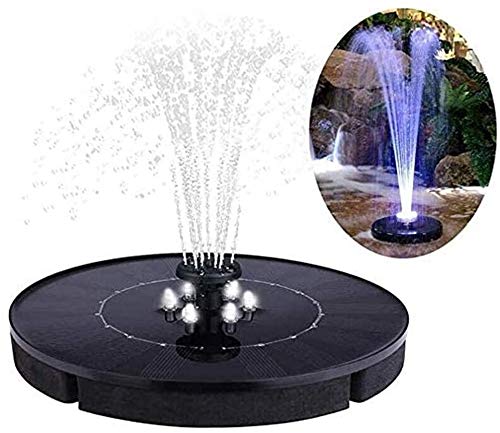 Solar Powered LED Fountain Pump with 600mAh Battery - Submersible Water Pump Kit for Bird Bath, Garden Pond, Outdoor Decor | Perfect for Backyard, Patio & Small Water Features