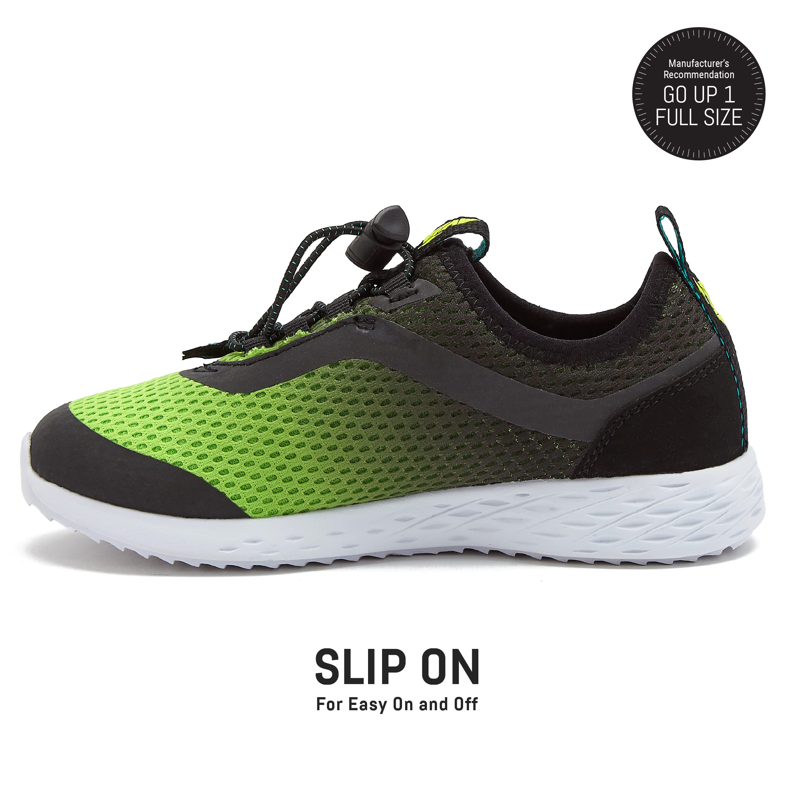 Avia Avi Spirit Slip-On Boys' Sneakers - Lightweight Breathable Tennis & Running Shoes for Toddler to Big Kids (Sizes 11-6) - Perfect for School, Sports & Daily Activities