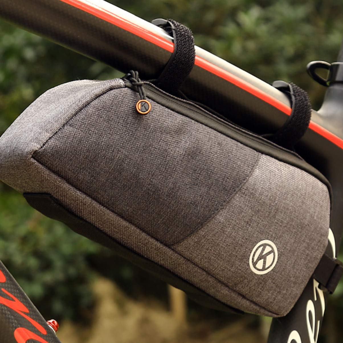 1pc Bike Front Frame Bag - Waterproof Cycling Pouch for Phone, Keys & Essentials - Perfect for Mountain Biking, Commuting & Road Trips