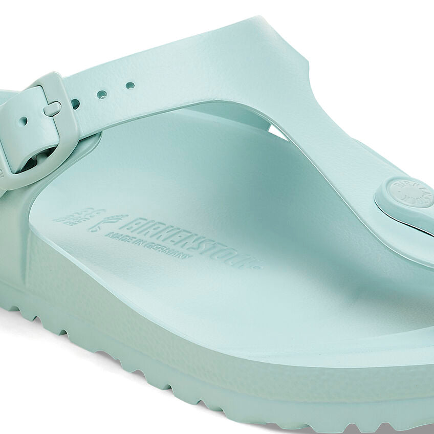 Birkenstock Women's Gizeh Essentials EVA Sandals - Comfortable Flip Flops for Women, Lightweight Beach Sandals in Surf Green | Perfect for Summer, Vacation & Casual Wear