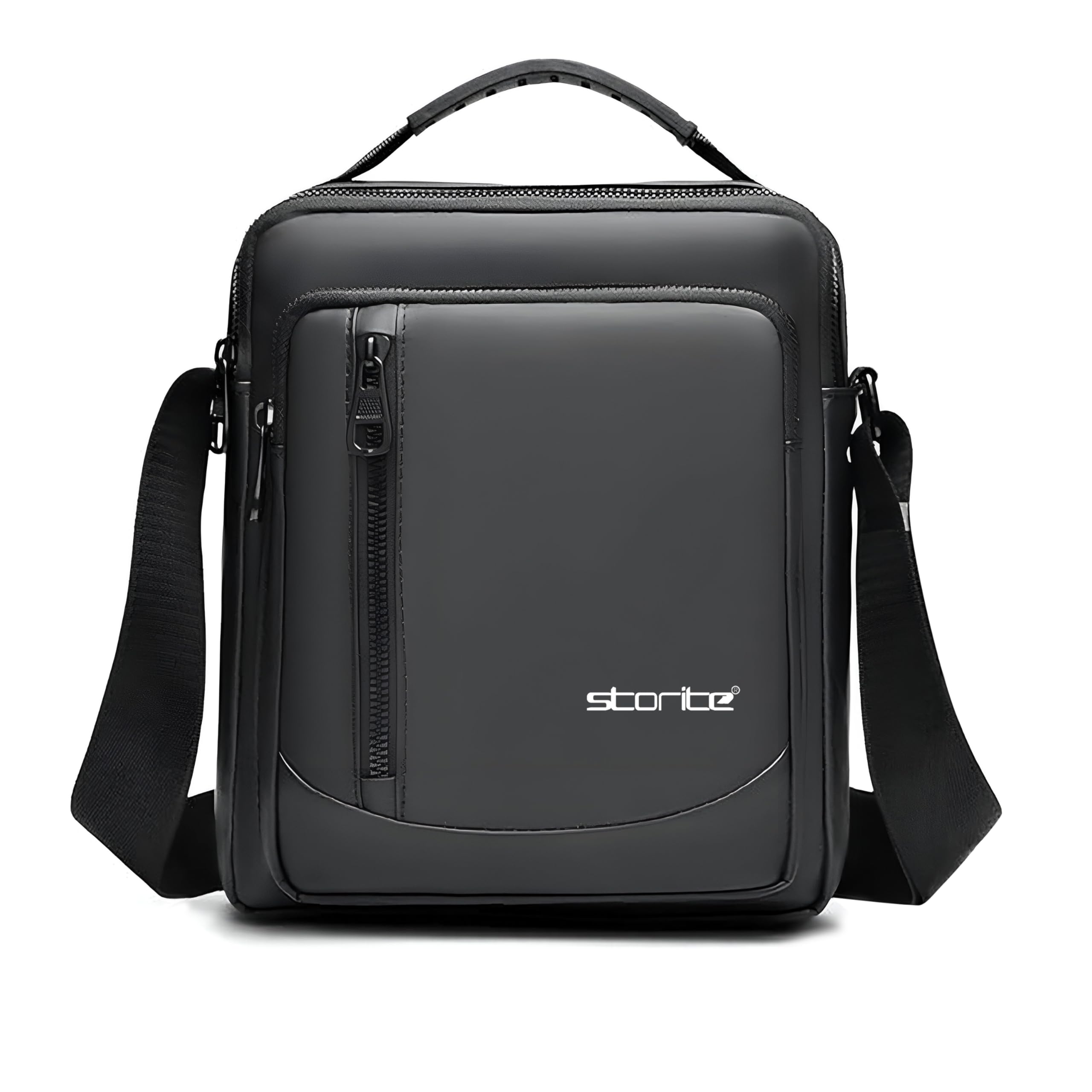 Storite Stylish Men's Oxford Sling Bag - Waterproof Messenger Crossbody Bag for Travel, Office & Business - Durable Shoulder Carry Handbag for Daily Use, Commuting & Outdoor Activities