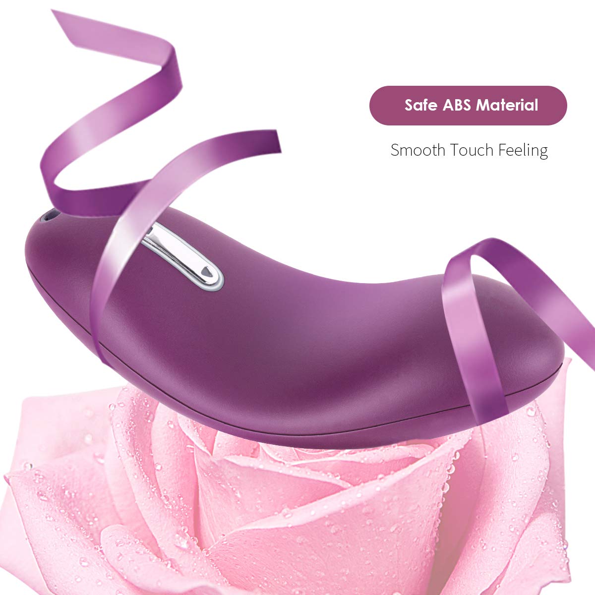 SVAKOM Echo Rechargeable Clitoral Vibrator for Women - Tongue-Shaped Stimulator, Adult Sex Toy for Couples & Beginners (Violet) | Perfect for Solo Play & Couples Intimacy