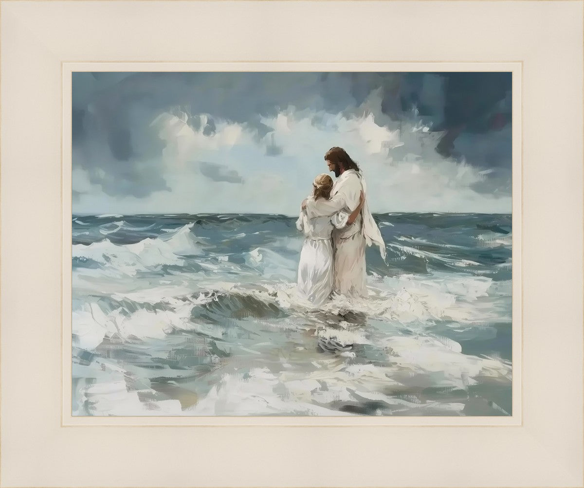 Be Still By Gabriel Heaton - Inspirational Christian Wall Art Decor for Home, Office & Church - Perfect for Prayer Rooms, Bedrooms & Gifts