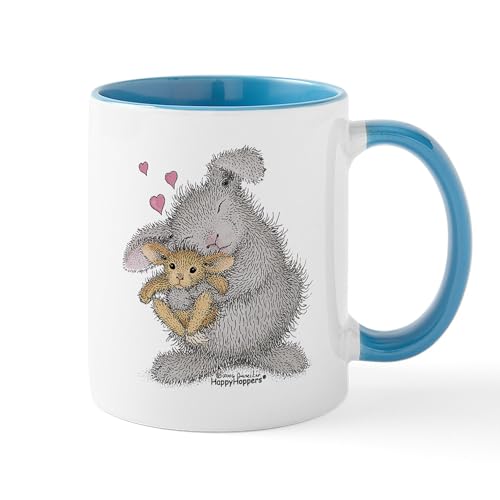 White/Blue Inside - Love Bunny Mug