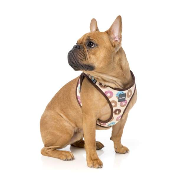 Fuzzyard Go Nuts Dog Step-in Harness - Adjustable Pet Vest with Reflective Strips (6 Sizes) for Small to Large Dogs - Perfect for Walking, Hiking & Outdoor Adventures
