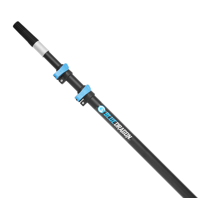 Blue Aluminum Extension Poles for Painting, Cleaning & Maintenance - Adjustable Telescopic Pole for Windows, Walls & Ceilings - Lightweight & Durable for Indoor/Outdoor Use