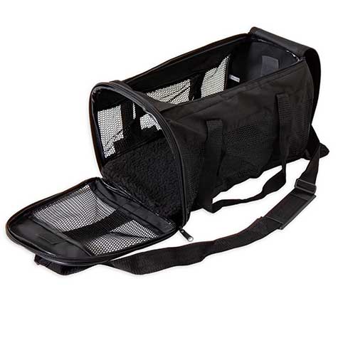 Petmate Soft-Sided Kennel Cab - Portable Pet Carrier for Dogs & Cats - Airline Approved Travel Crate for Car, Plane & Vet Visits - Ideal for Small to Medium Pets