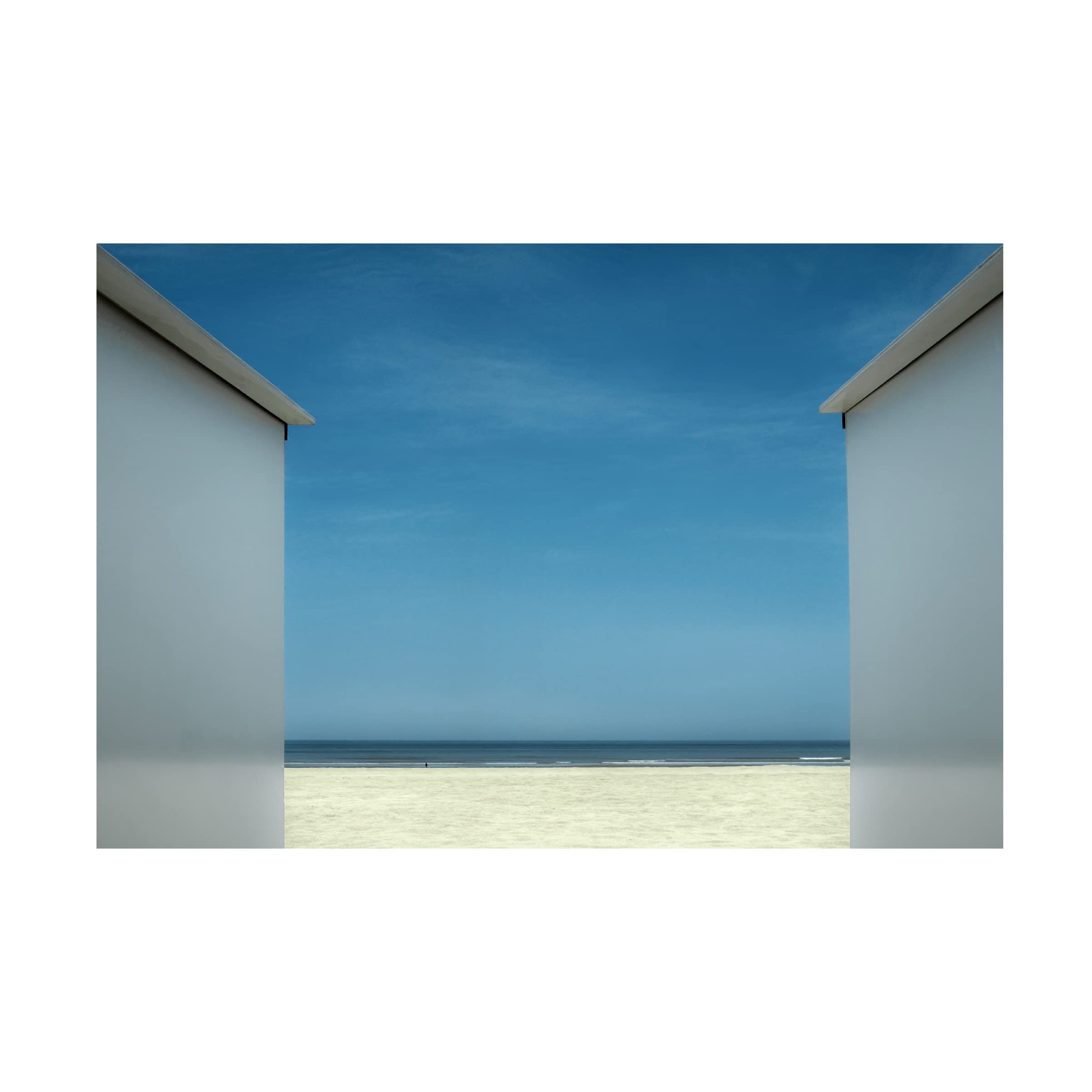 Gilbert Claes 'The Deserted Beach Almost' Canvas Art Print - Premium Trademark Fine Art for Home & Office Wall Decor - Perfect for Living Room, Bedroom, or Beach House