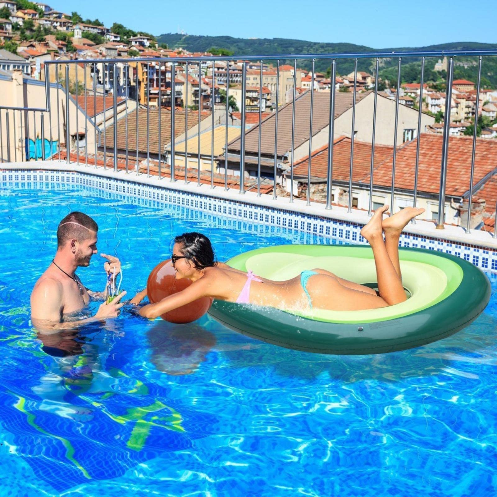 **Inflatable Pool Floats for Adults & Kids - Durable Swim Tubes, Beach Toys for Swimming Pools, Lakes & Outdoor Parties - Fun Summer Water Floats for Relaxation & Play**