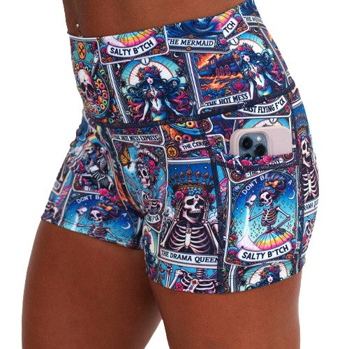 Psychic Shorts - Comfortable & Stylish Yoga Shorts for Women | Perfect for Meditation, Workouts & Lounge Wear