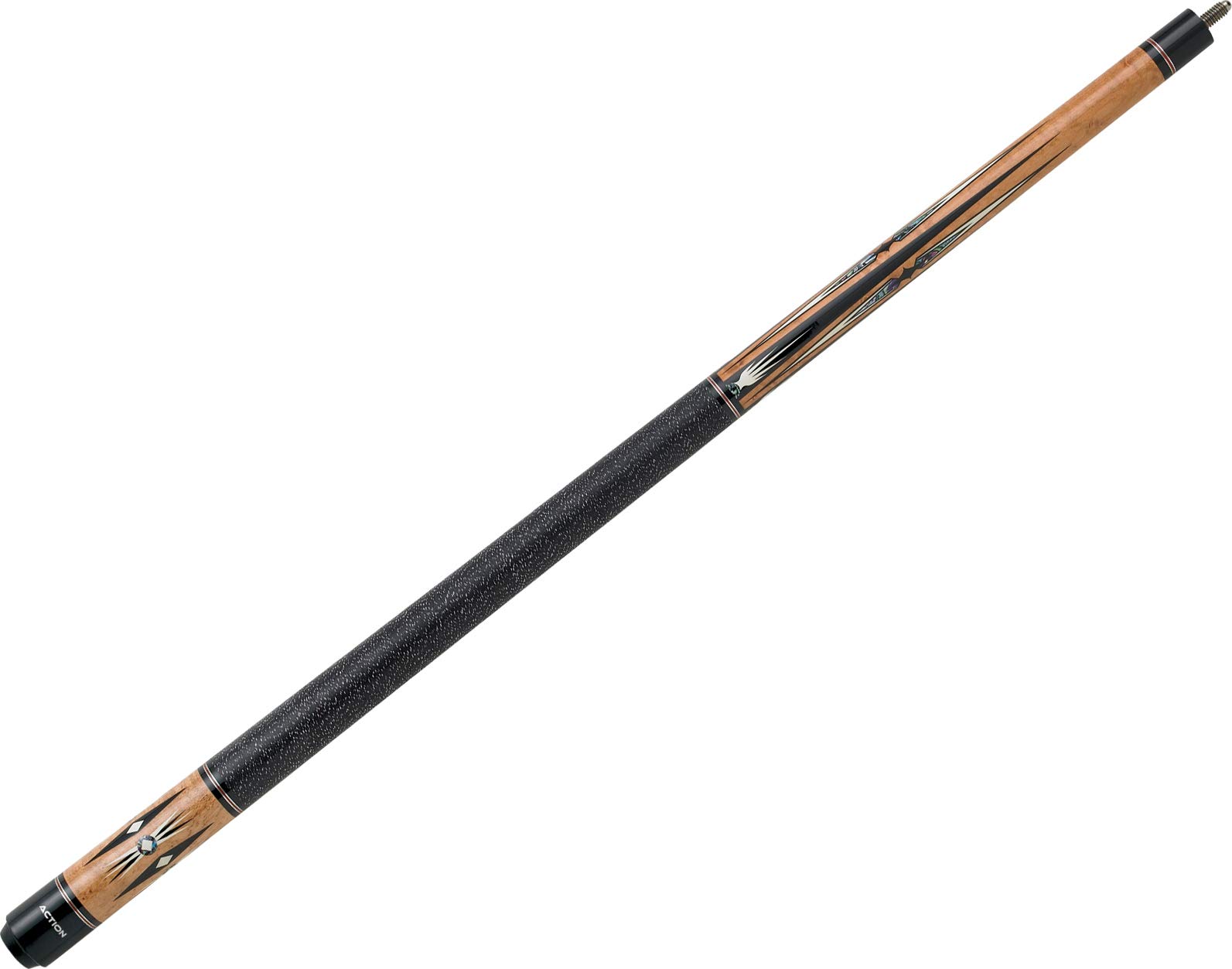 Action Exotic Cues Exotics 054 - Premium 18 oz Billiard Pool Cue Stick for Professional Players & Home Gamers | Perfect for Tournaments, Bars & Game Rooms