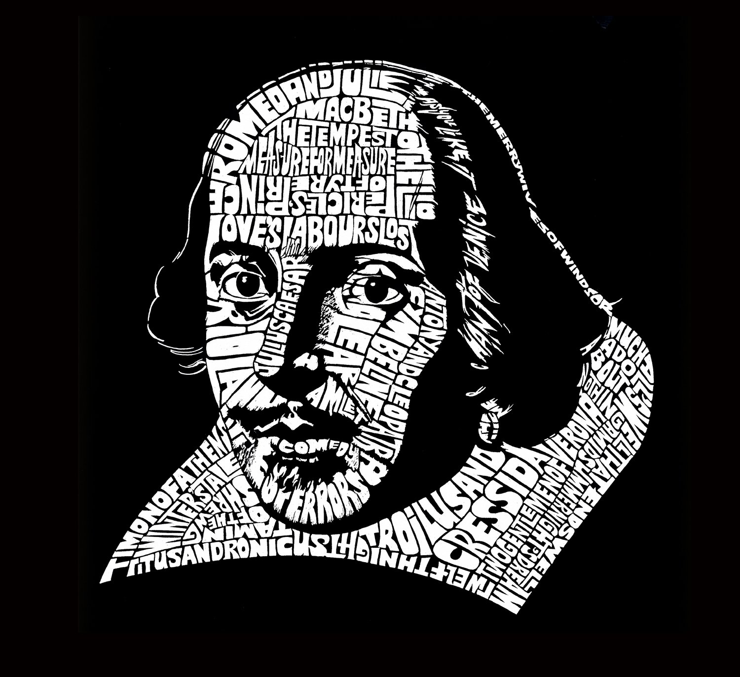 LA POP ART Boys' Shakespeare Hoodie - All Titles of William Shakespeare's Comedies & Tragedies Printed | Cool Literary Sweatshirt for School, Theater & Book Lovers