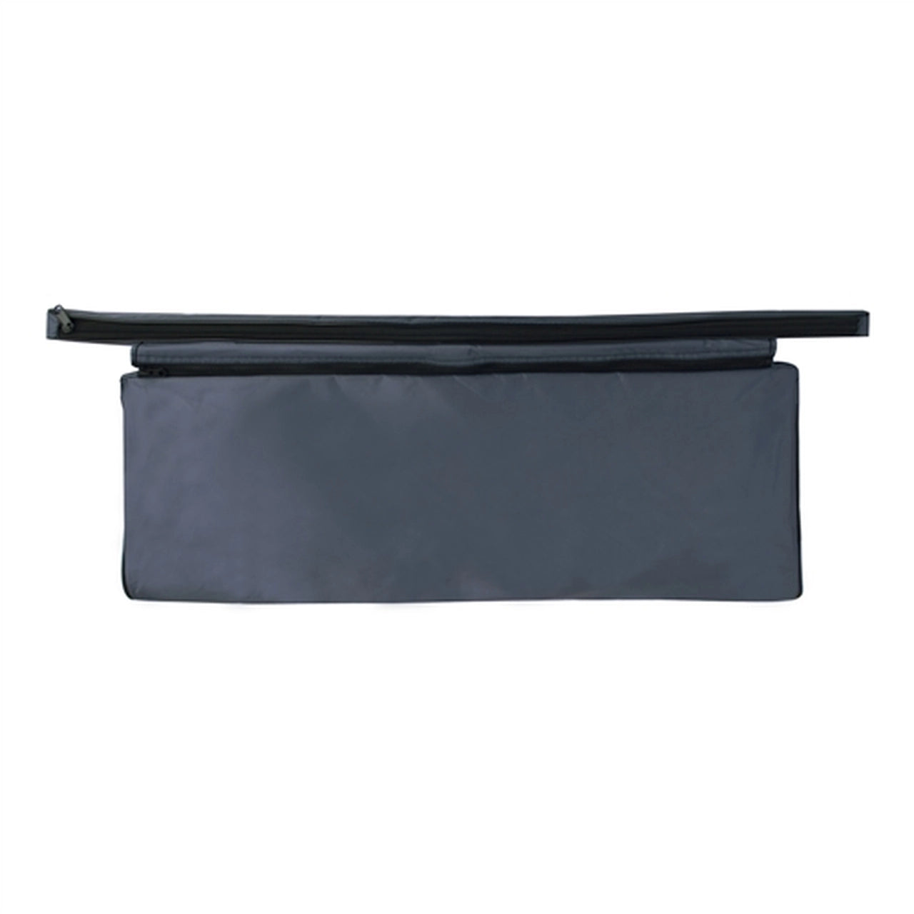 Aleko Waterproof Inflatable Boat Seat Cushion with Storage Pockets & Under Seat Bag - 41x9 Inches Dark Gray - Comfortable for Fishing, Kayaking, and Boating Adventures