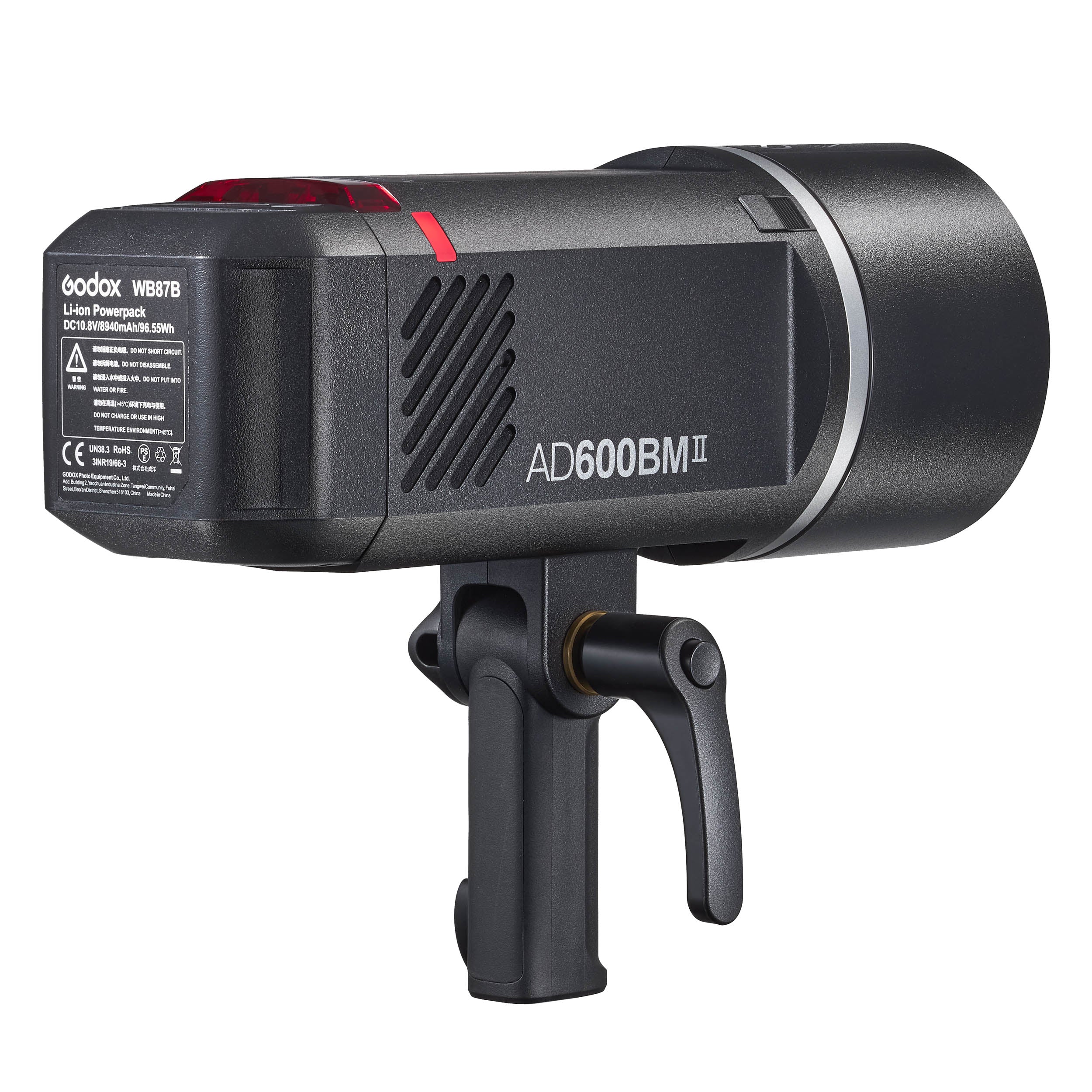 Godox AD600BMII Manual Battery Flash for Studio Photography - Powerful 600Ws Strobe Light with Rechargeable Battery, Perfect for Portrait, Fashion, and Product Photography