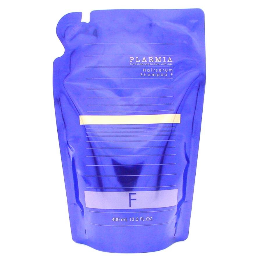 Milbon Plarmia Hair Serum Shampoo F for Fluffy Hair - 400ml Volumizing Shampoo for Fine & Thin Hair - Adds Volume & Shine - Perfect for Daily Use & Salon Styling
